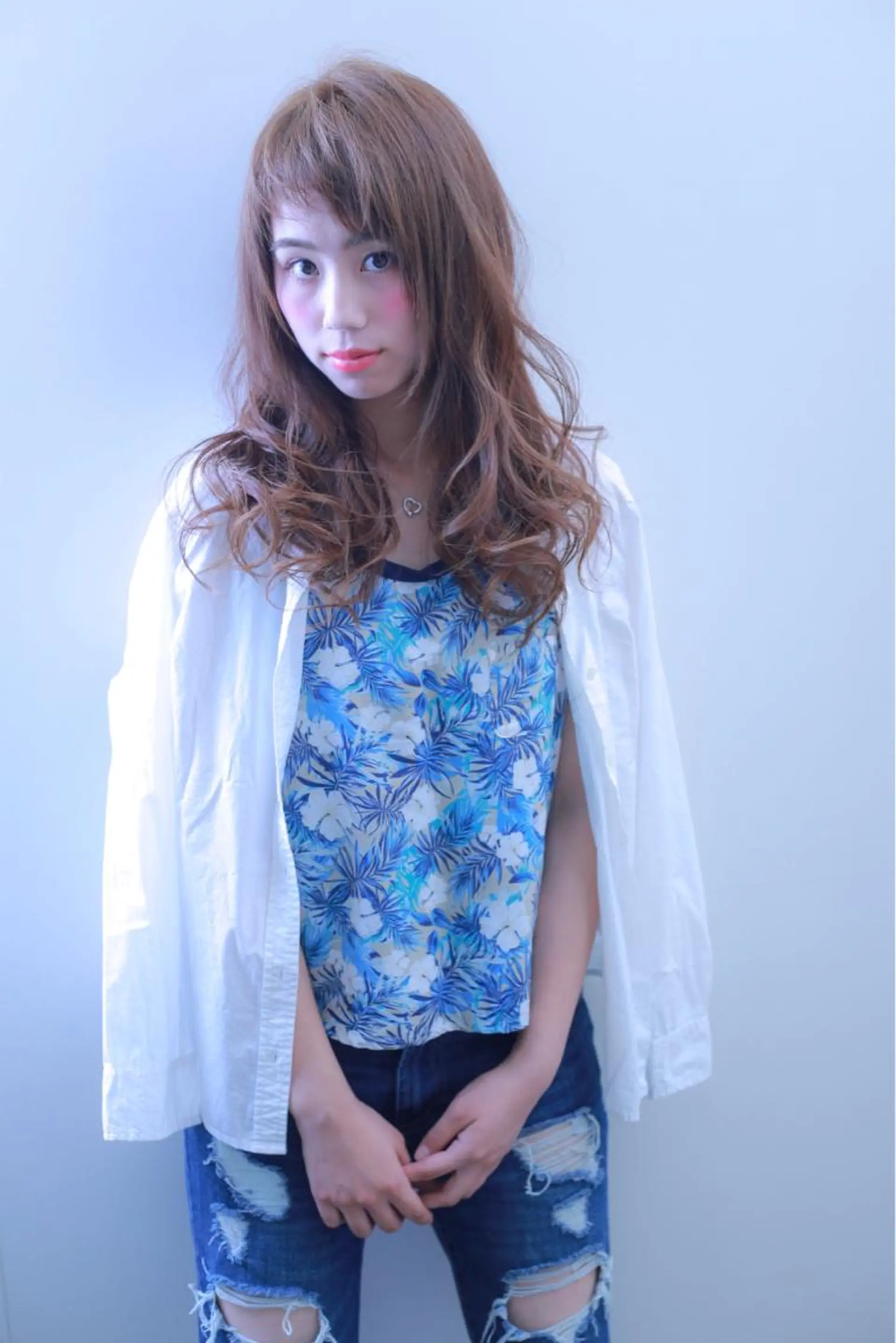 ロング 伊藤 裕貴のヘアスタイル