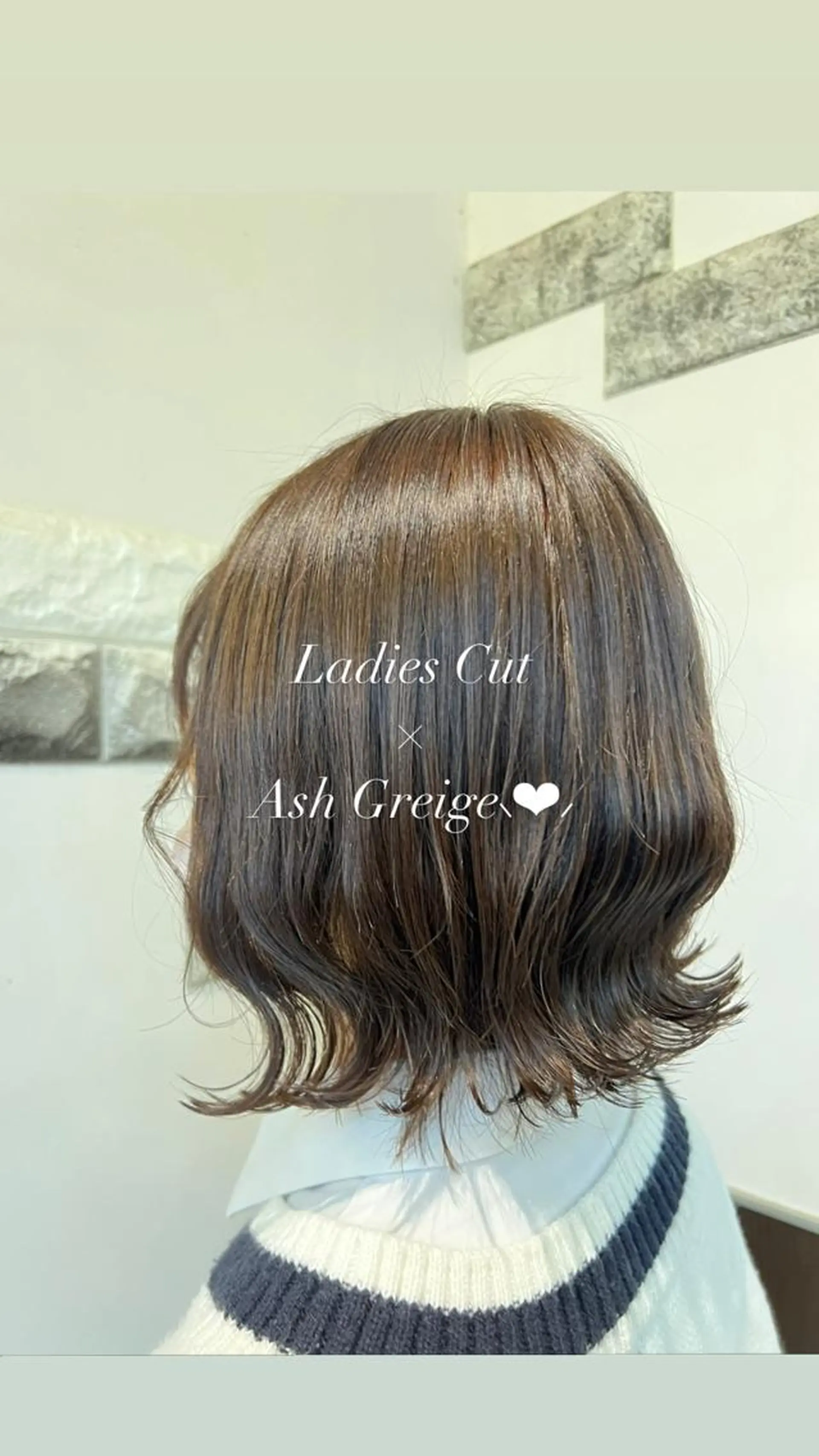 ミディアム カラー アッシュ アッシュグレー アッシュグレージュ グレージュ 大人デザイン 🍃MORIKA🍃のその他イメージ