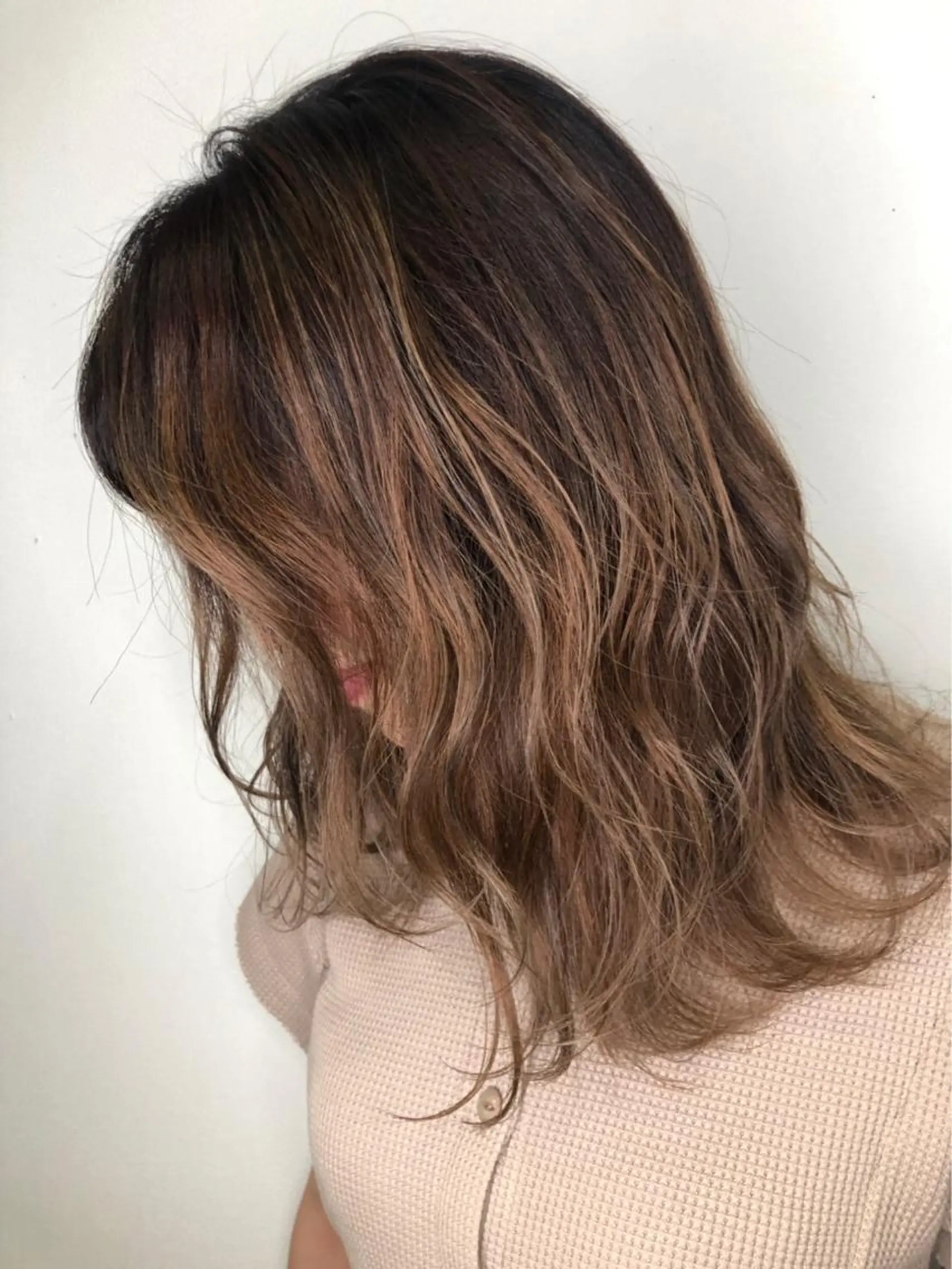 カラー バレイヤージュ 似合わせ提案サラ艶♡ 彩華のヘアスタイル