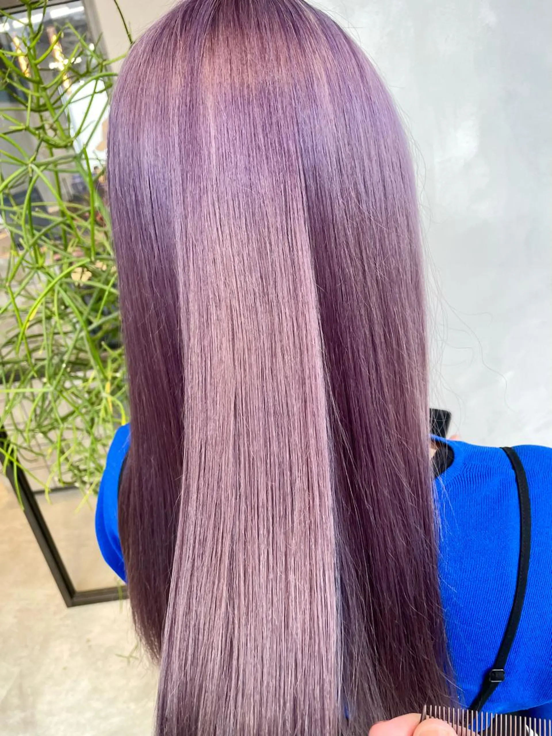 ロング カラー ハイトーン×レイヤー ／遠藤将太のヘアスタイル