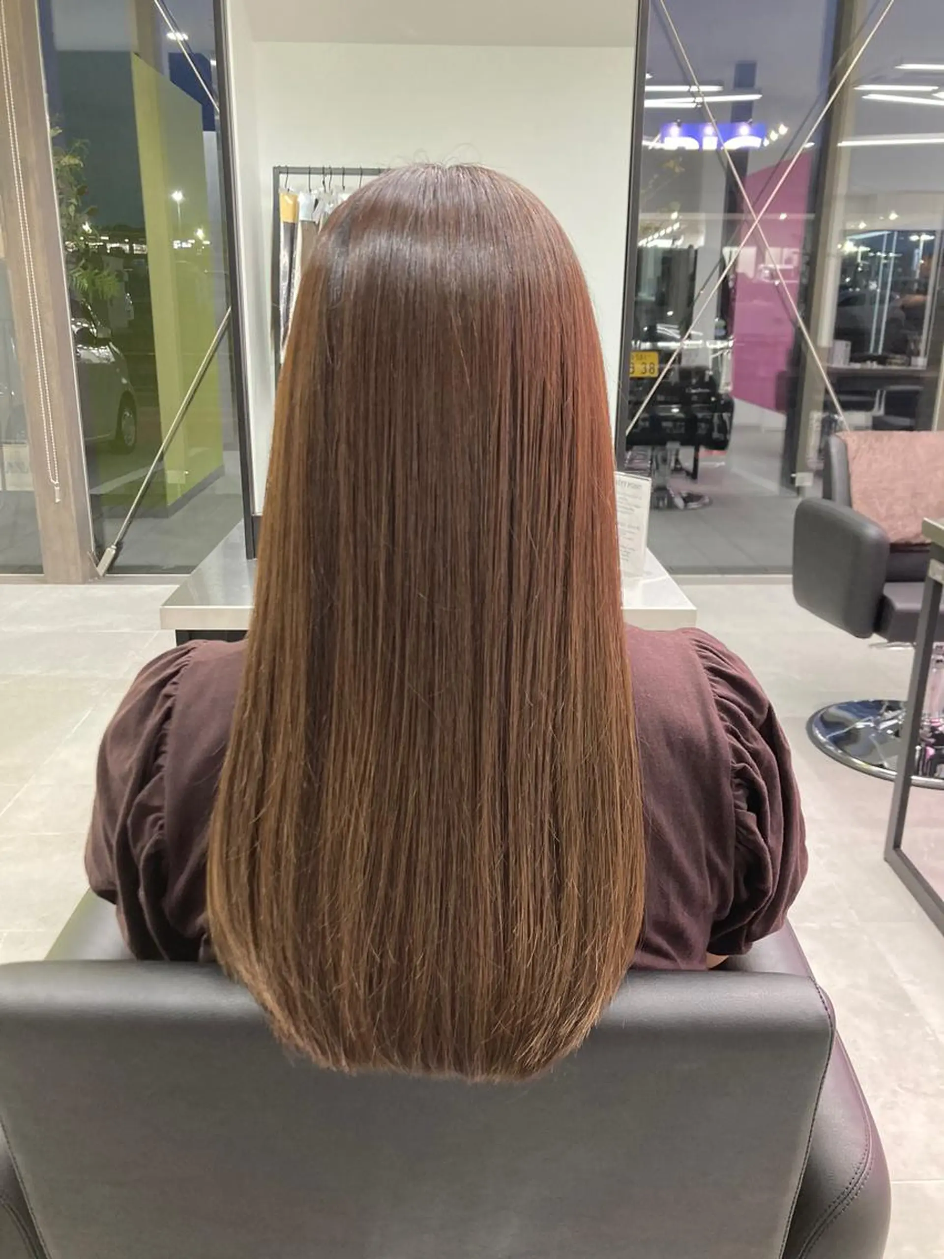 セミロング カット トリートメント 髪質改善･縮毛矯正 薄拓斗のヘアスタイル