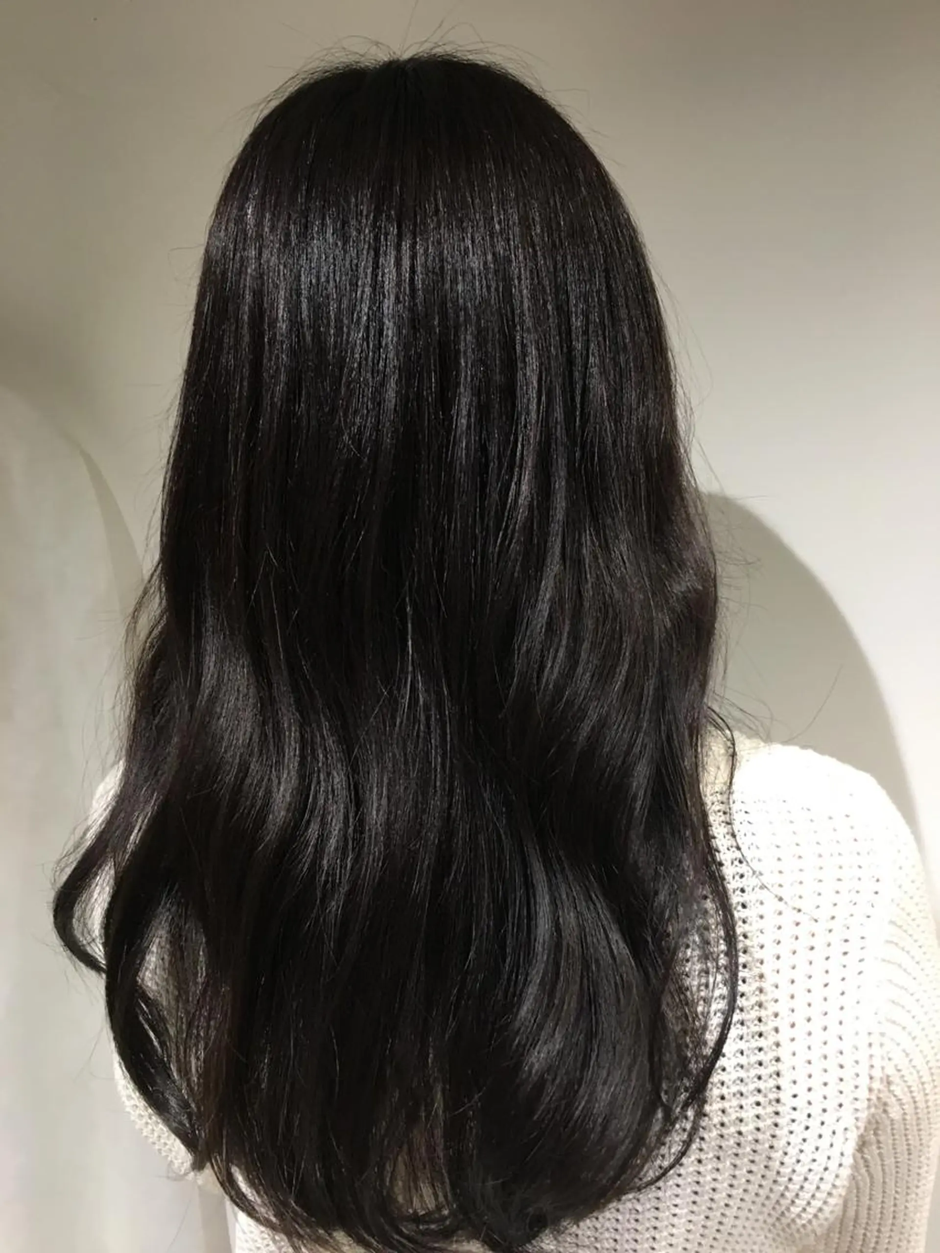 ロング カラー 縮毛矯正クロスパーマ 益子達也のヘアスタイル