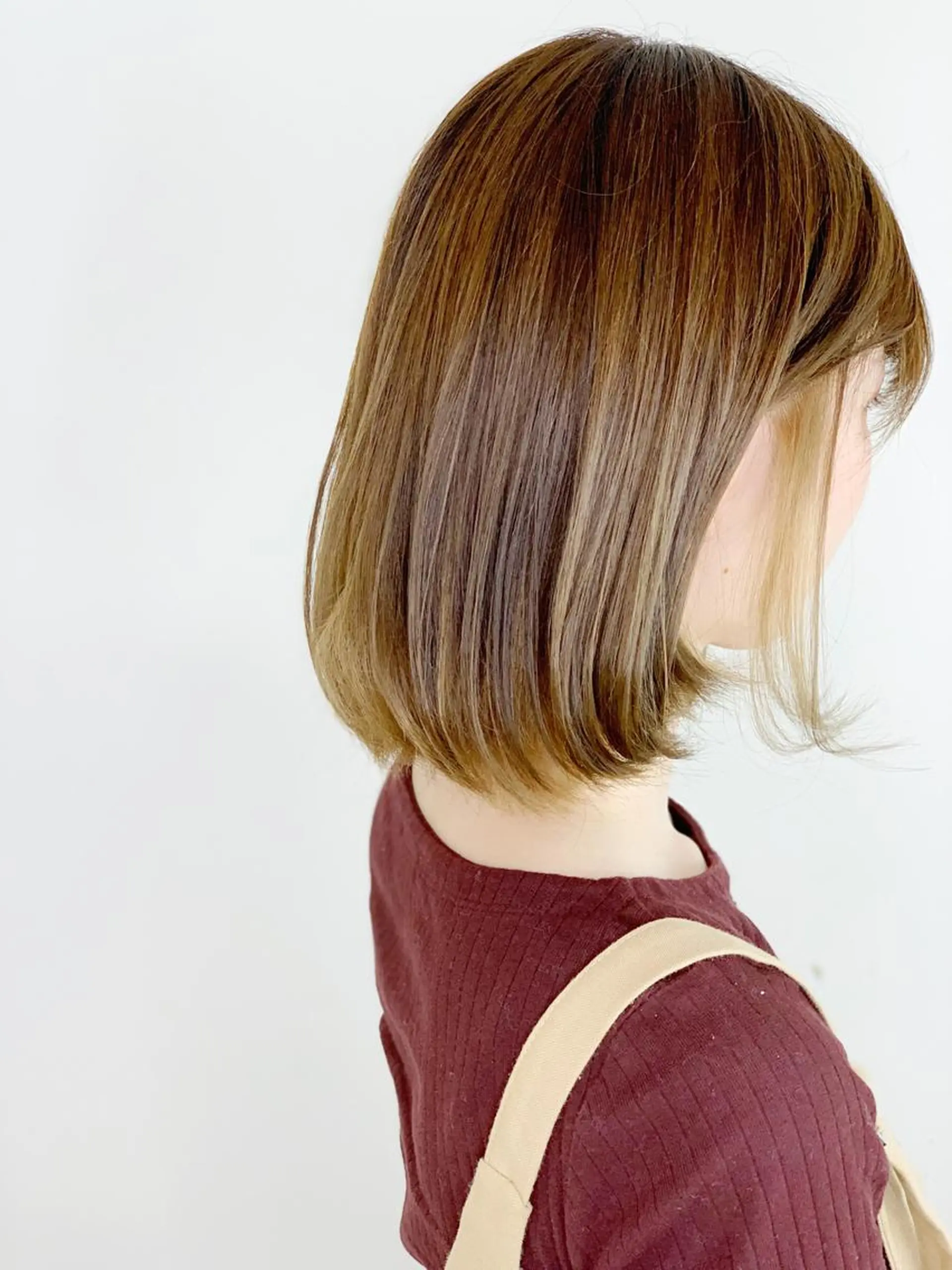 ミディアム カラー 赤み消しカラー /透明感カラー 上長のヘアスタイル