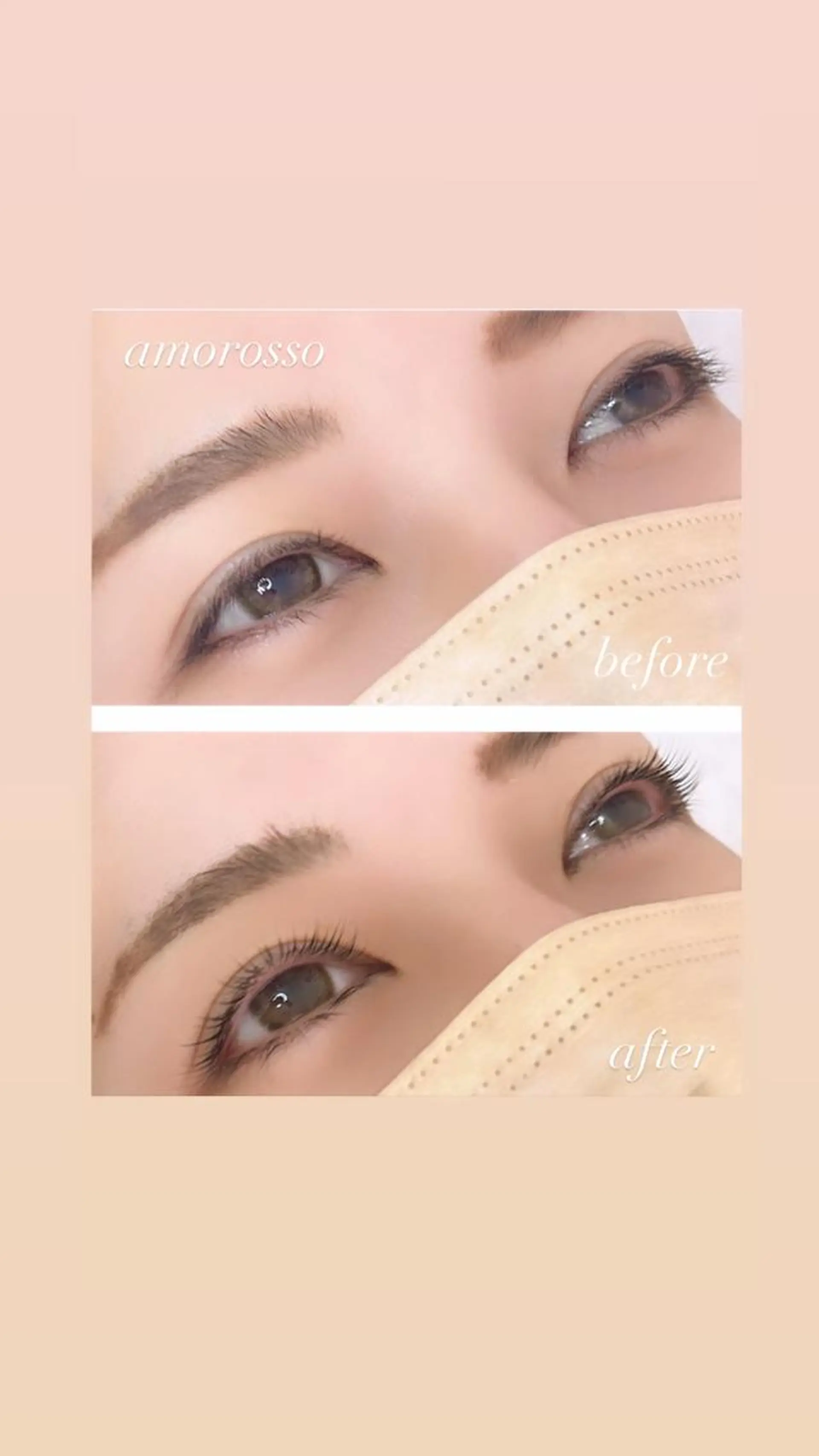 マツエク・マツパ フラットラッシュ 一重×まつ毛パーマ マツエク アモロッソ所属・アモロッソ 🐻Miiのマツエク・マツパデザイン