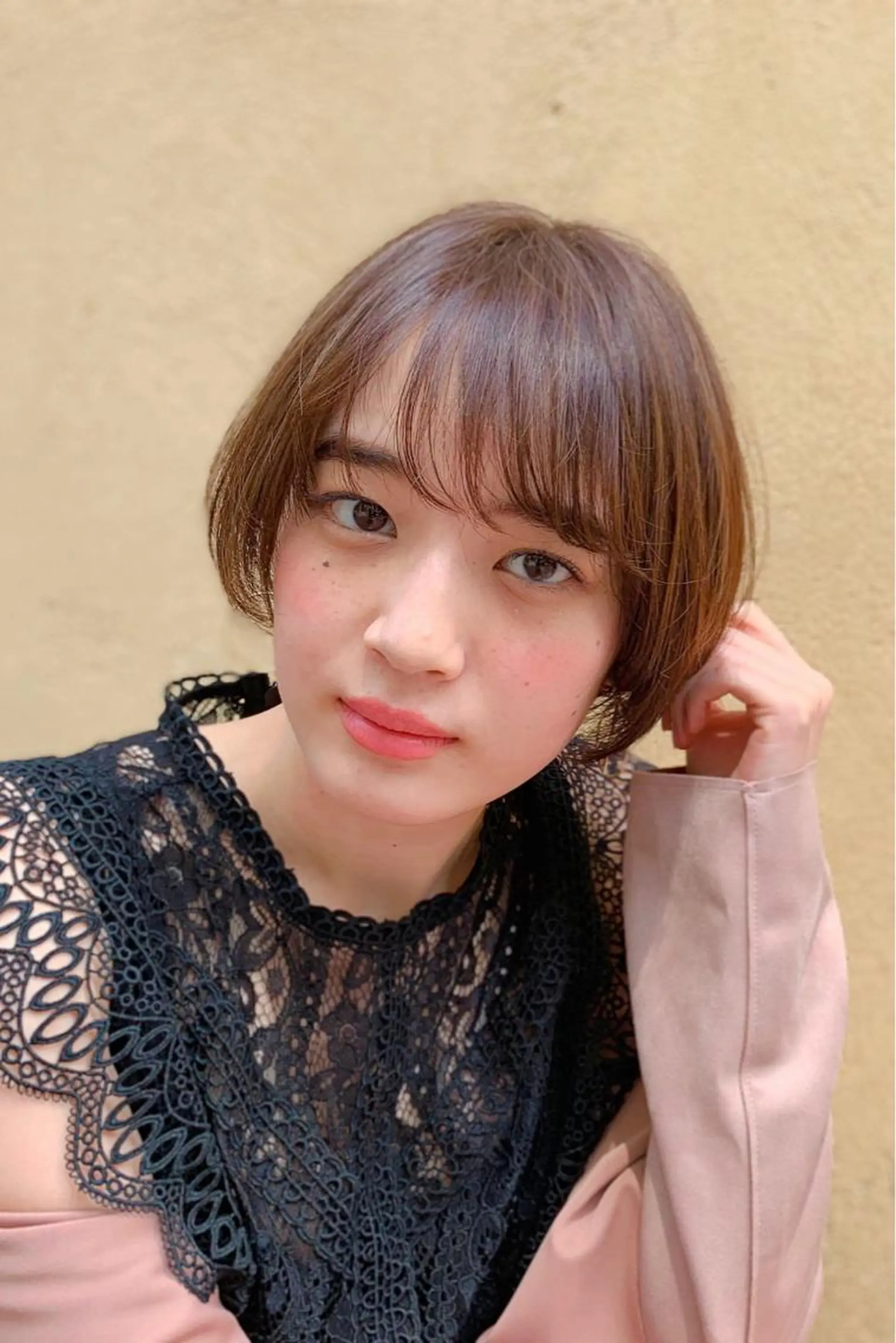 ショート カット ヘアカラー 縮毛矯正 トリートメント ヘアセット Lond enikaのヘアスタイル