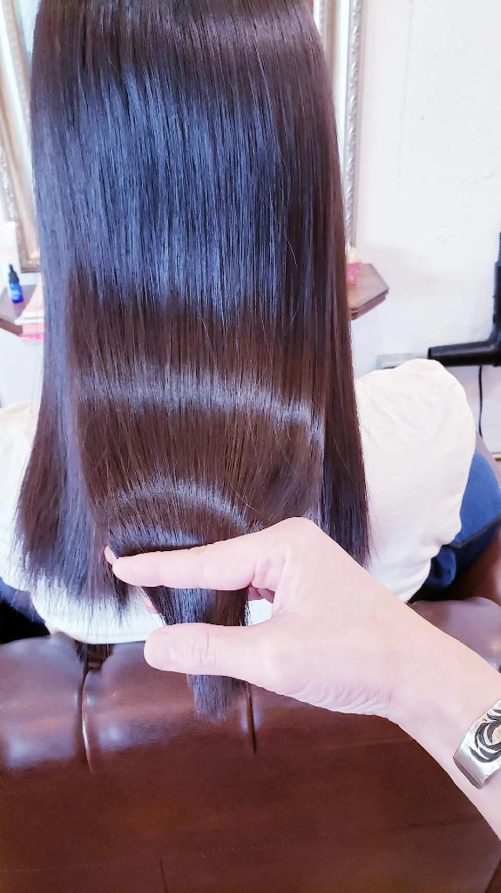 ロング パーマ AngeBay.NaHa所属・饒平名 知也のヘアスタイル