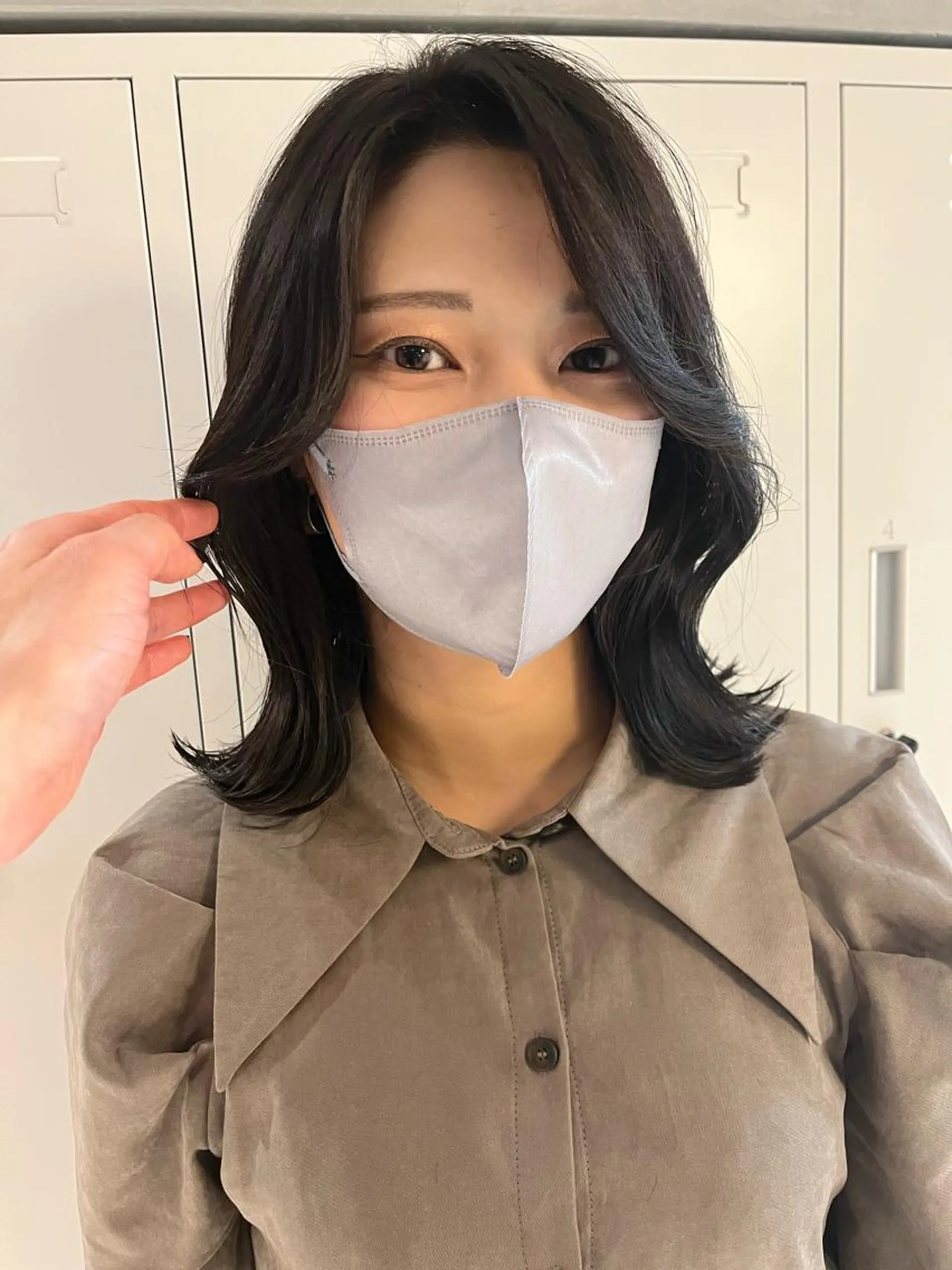 ミディアム カラー 韓国風ヘア カット ヘアカラー トリートメント 【代表】 辻龍樹のヘアスタイル