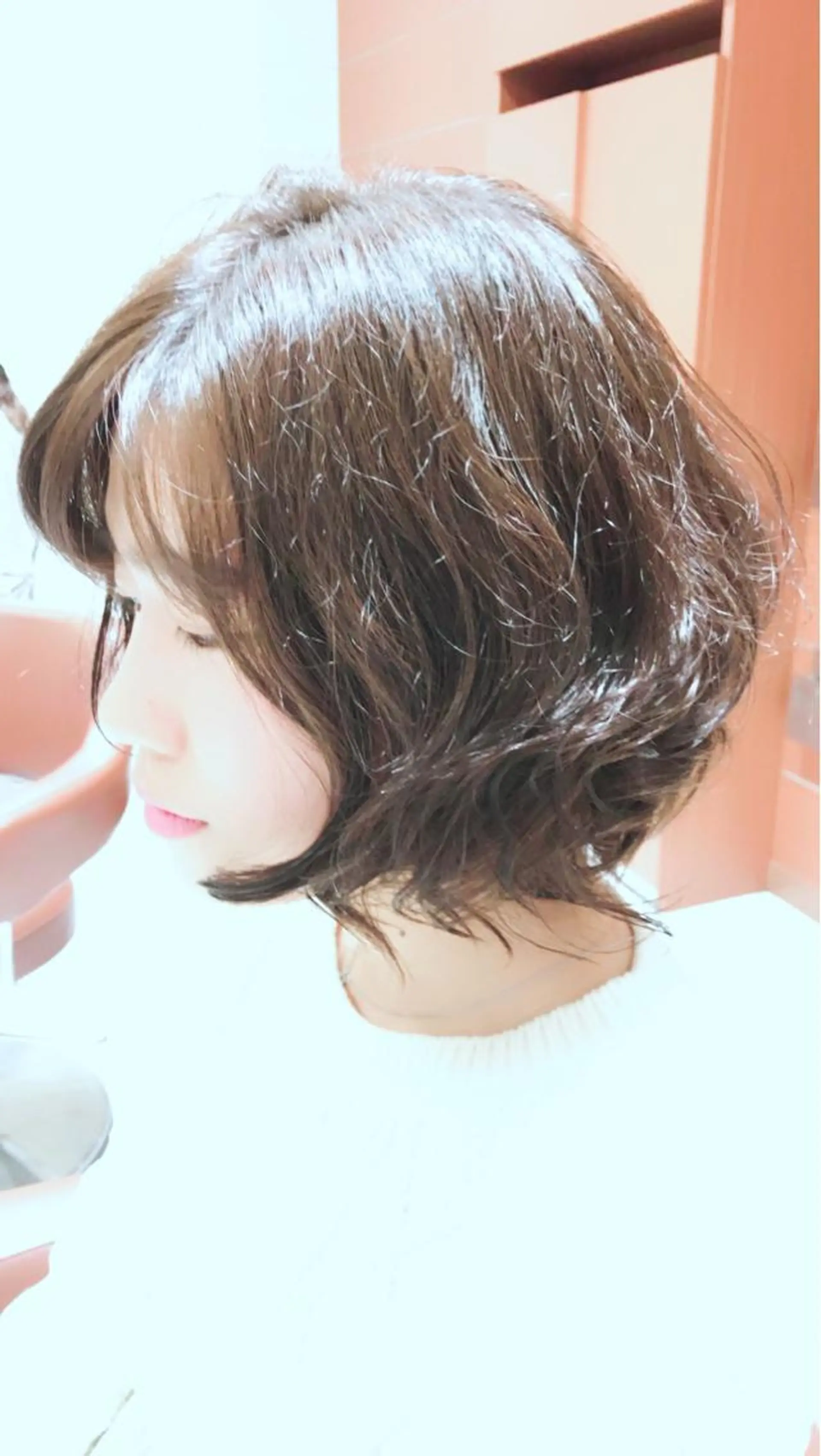 ショート パーマ テラモト カズヨシのヘアスタイル