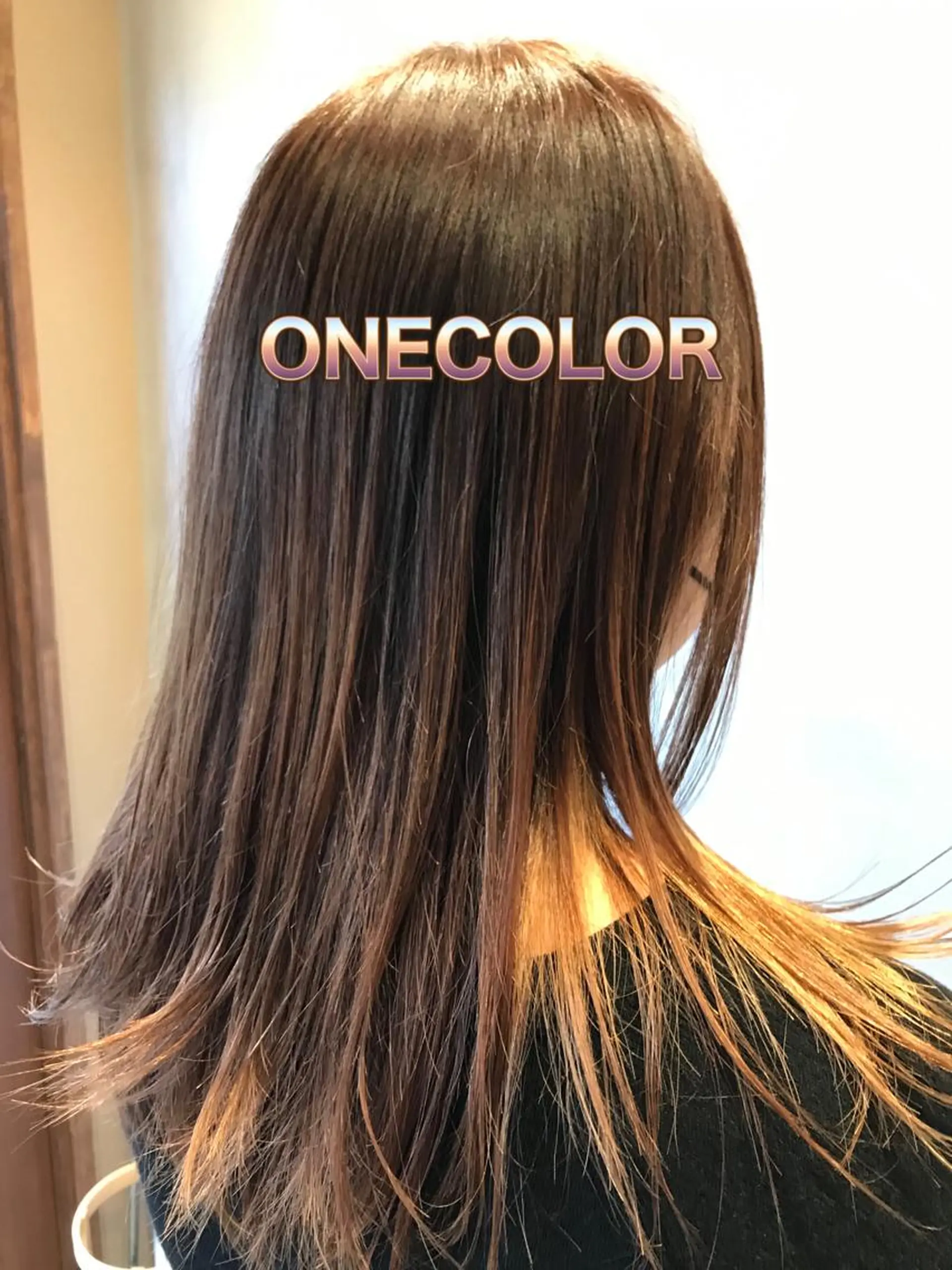 セミロング 山崎 光瑠のヘアスタイル