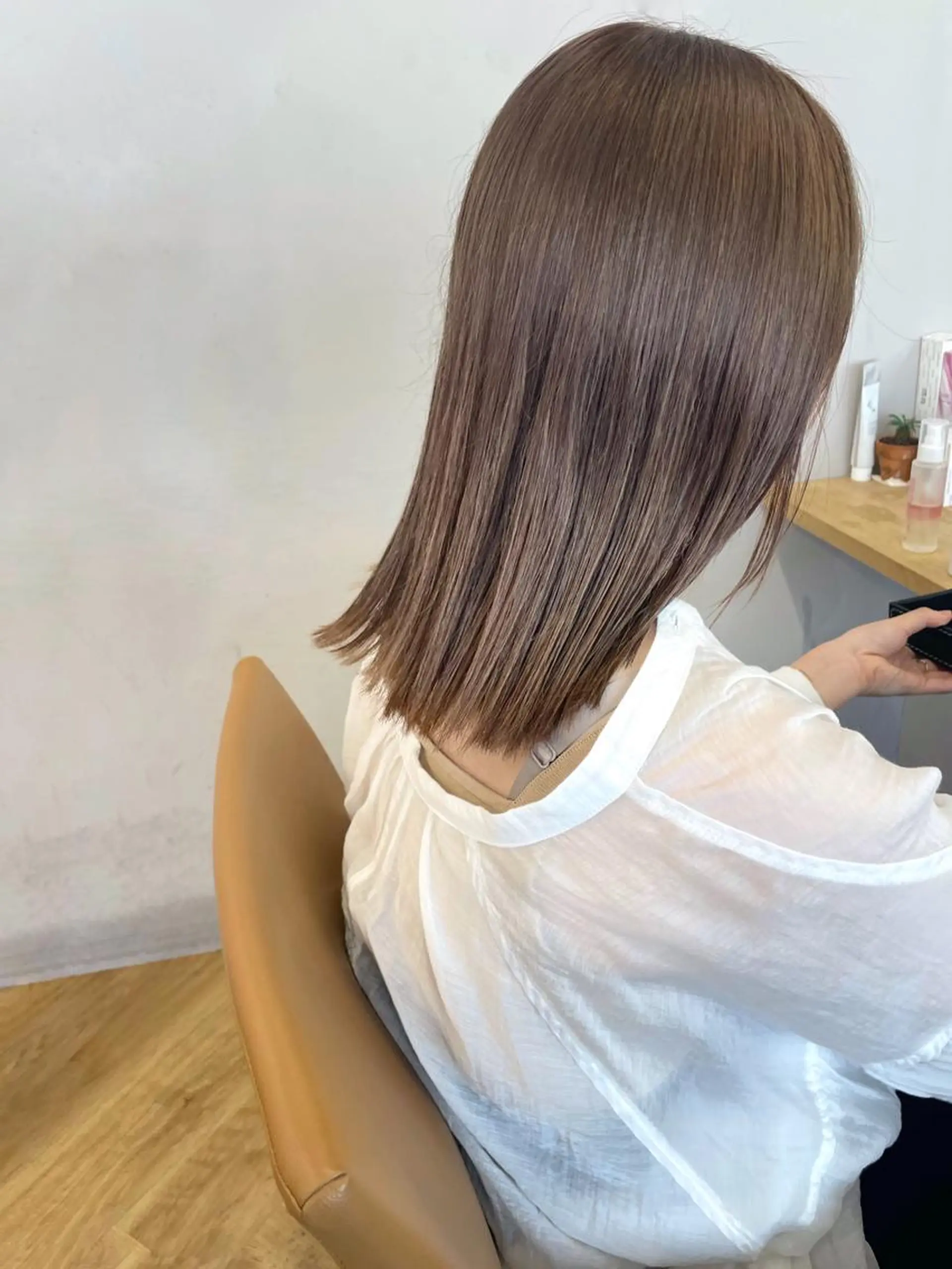 ミディアム カラー ヘアカラー 関 京磨のヘアスタイル