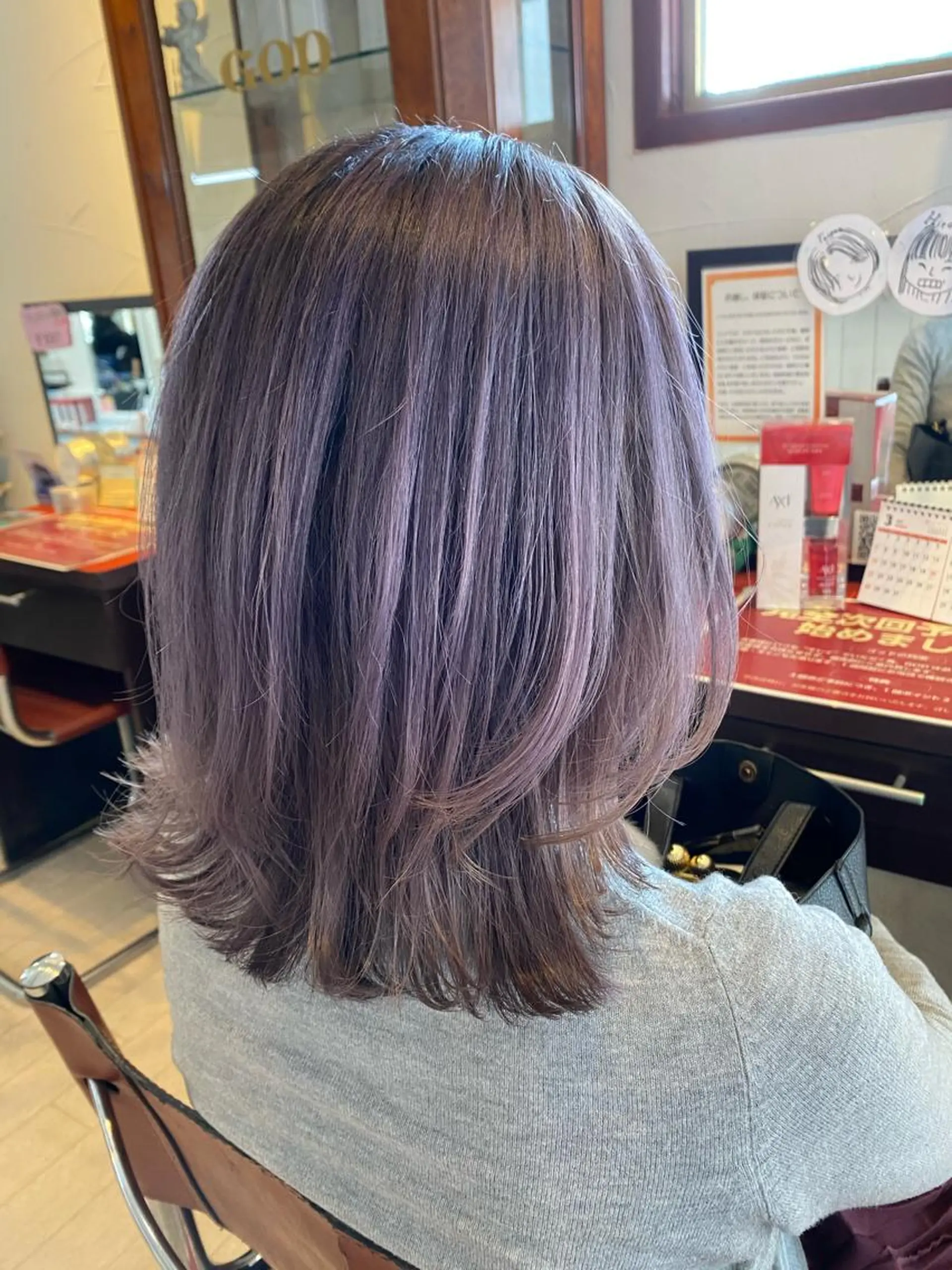 ミディアム ヘアカラー 🔥金山 諒平🔥のヘアスタイル