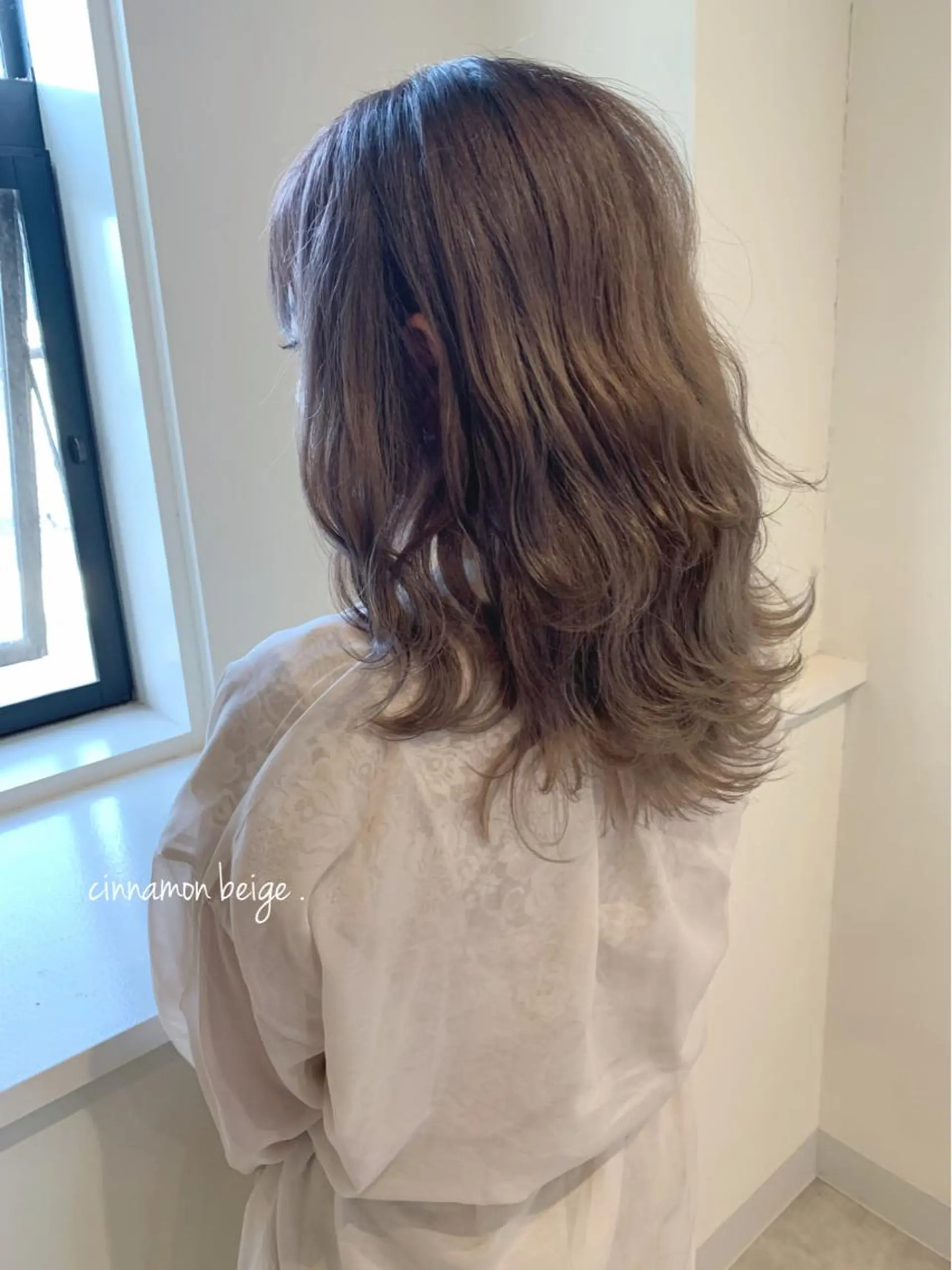 ミディアム カラー 清水 亮太／赤み消しカラーのヘアスタイル