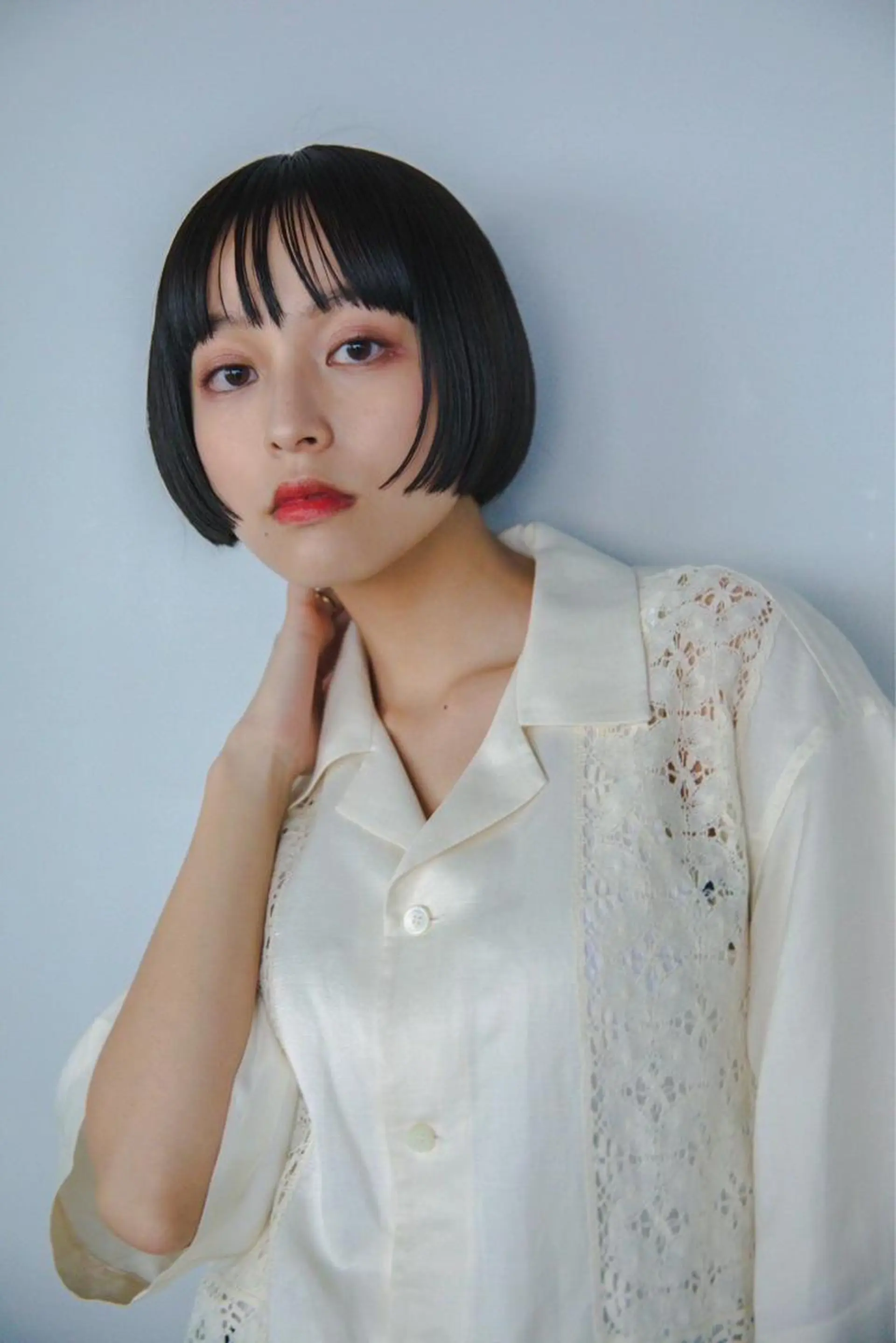 ショート カラー バレイヤージュ ブリーチ ケアブリーチ ダブルカラー イヤリングカラー ☀️Luana☀️ 公式/大通のヘアスタイル