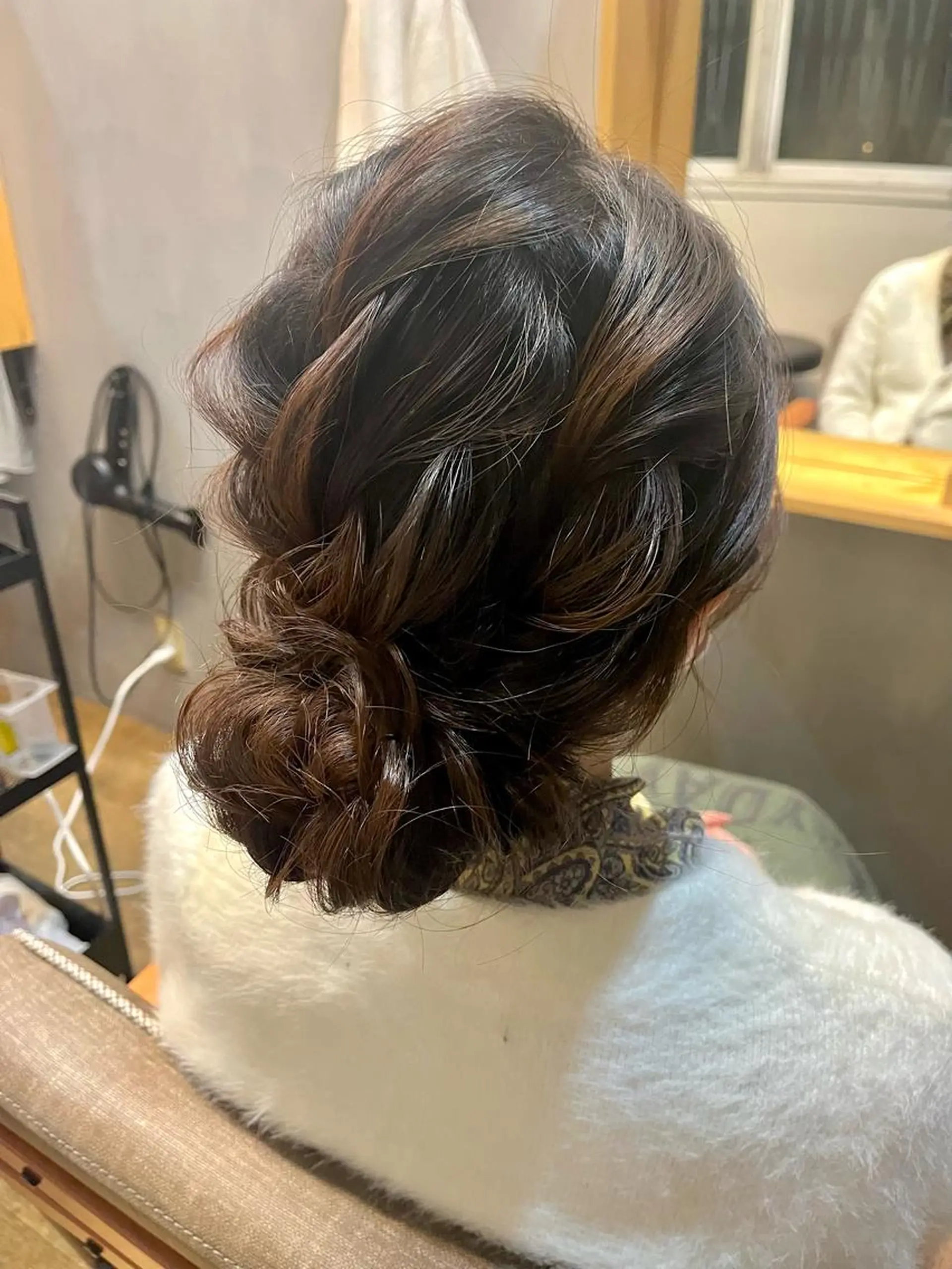 セミロング ヘアアレンジ 古川 尚実のヘアスタイル