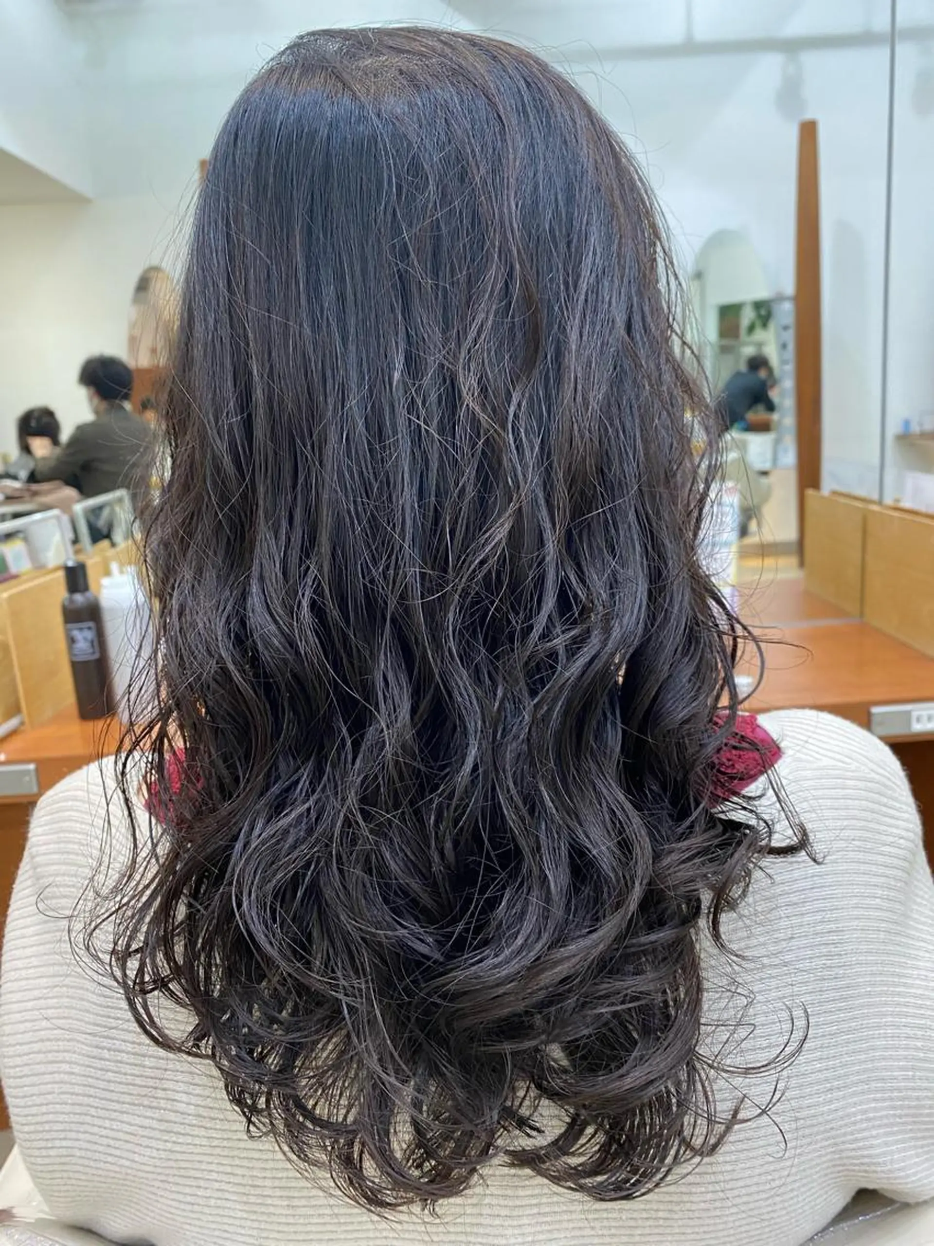 ロング 髪質改善 韓国風ヘア 縮毛矯正 カット パーマ トリートメント コテ巻き風パーマ/ 髪質改善/河島恭平のヘアスタイル