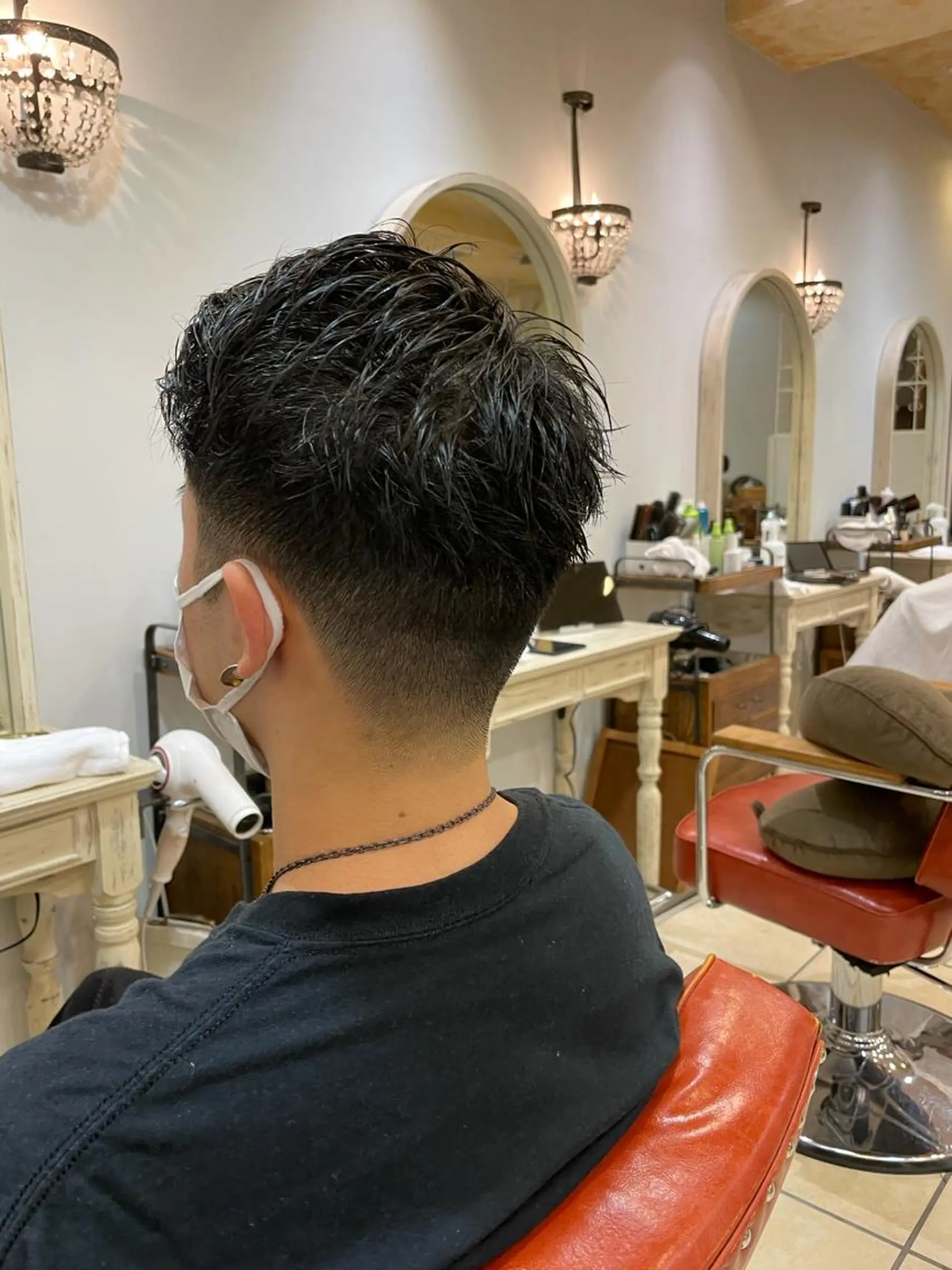 ショート メンズ ＼脱・うねり& 広がり／gite菊のヘアスタイル