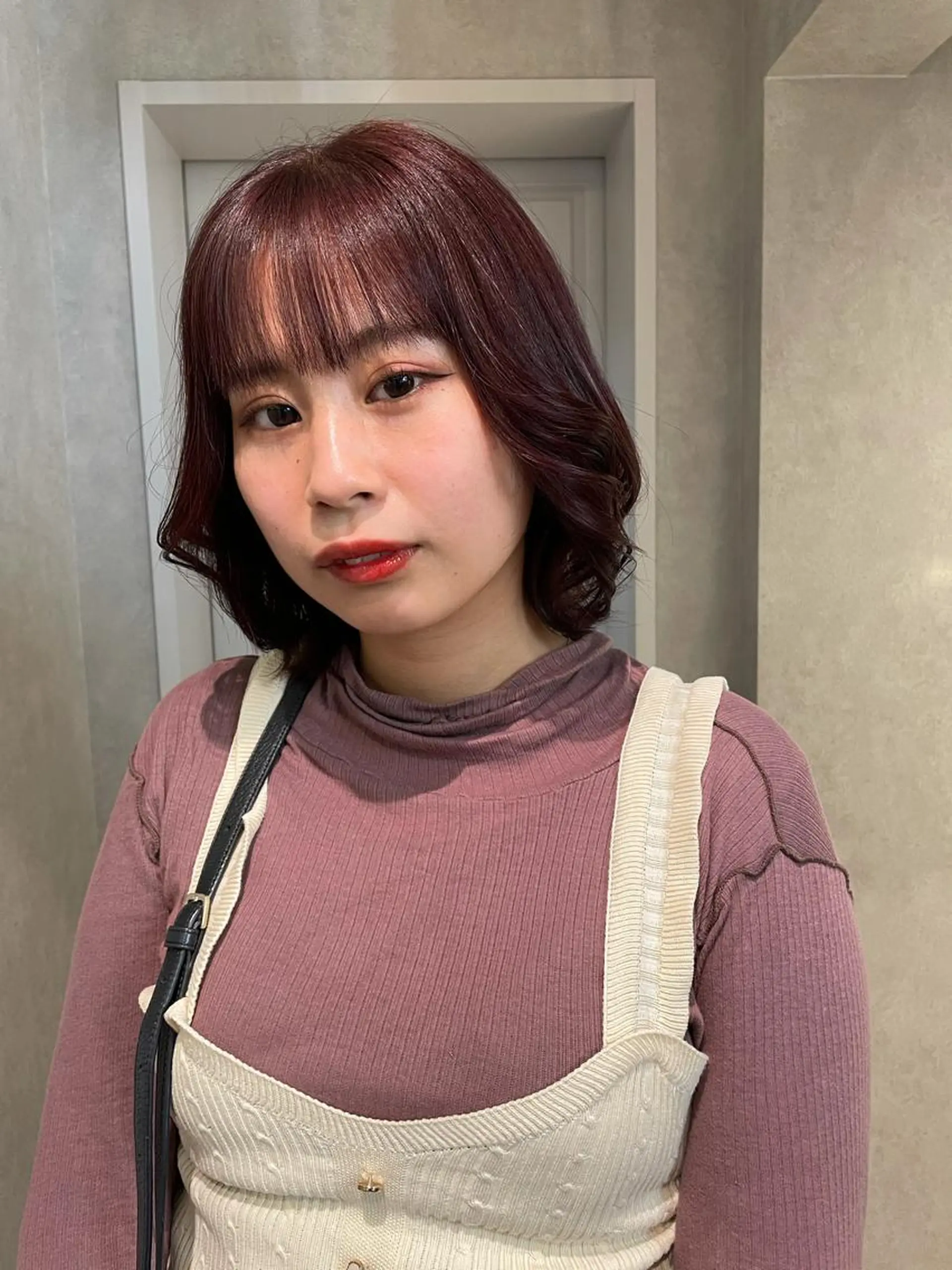 ミディアム カラー ブリーチ ラベンダーカラー ブリーチなしカラー ピンクカラー ピンクラベンダー ヘアカラー ナチュラル透明感🌱 小山美樹子のヘアスタイル