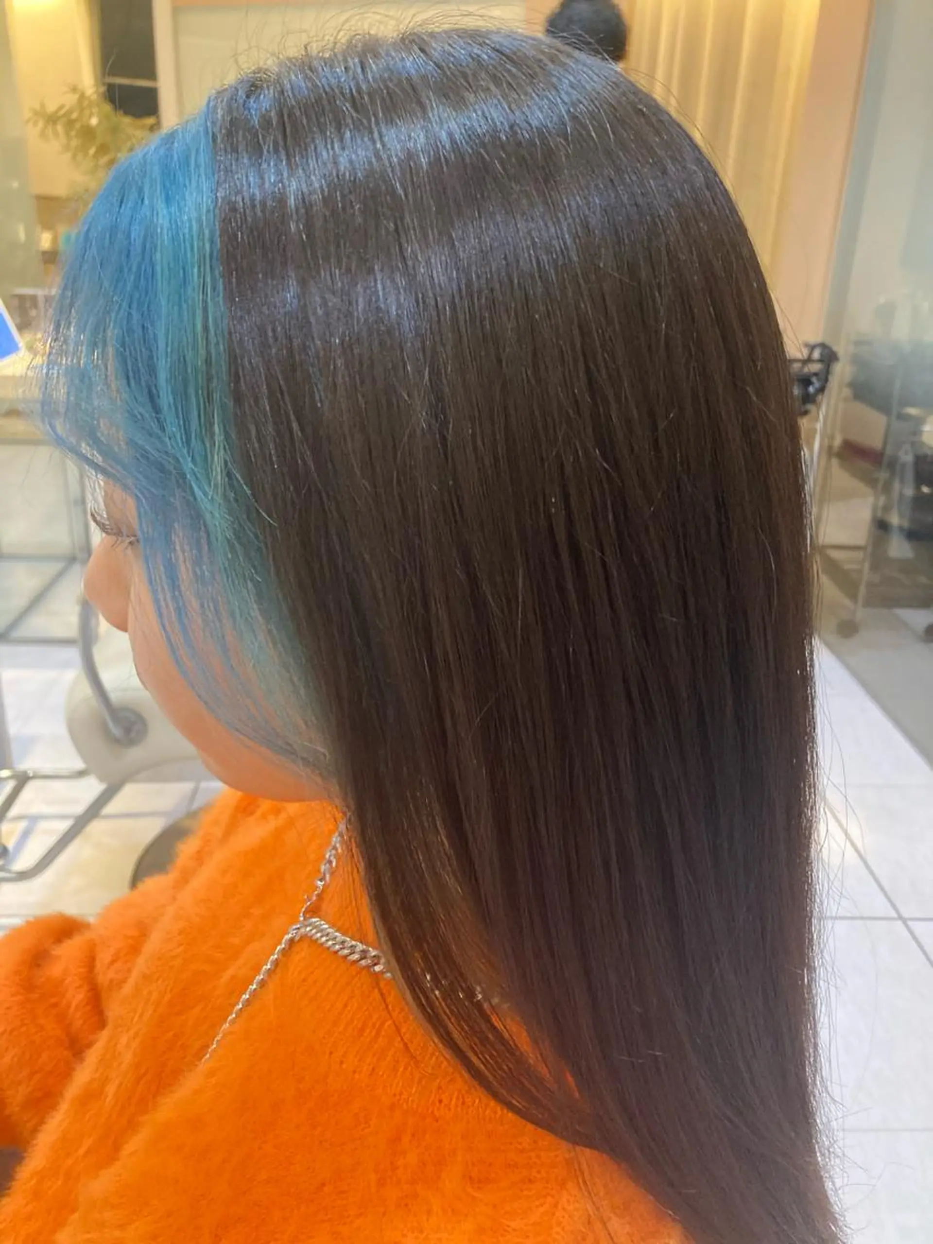 カラー ブリーチ オルチャンヘア 後藤 瑞季のヘアスタイル
