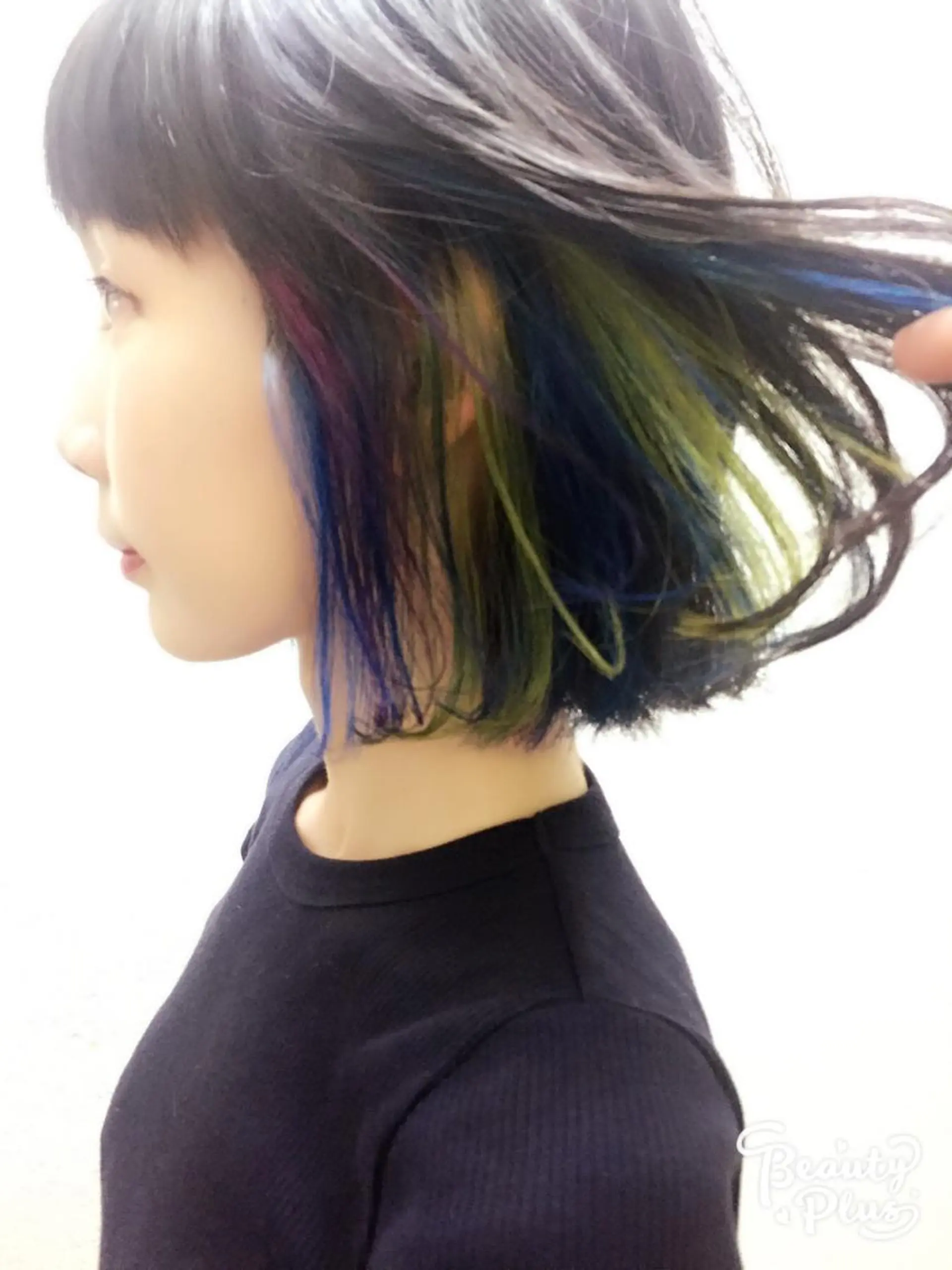 ミディアム カラー 髪質改善タムラ アユコのヘアスタイル