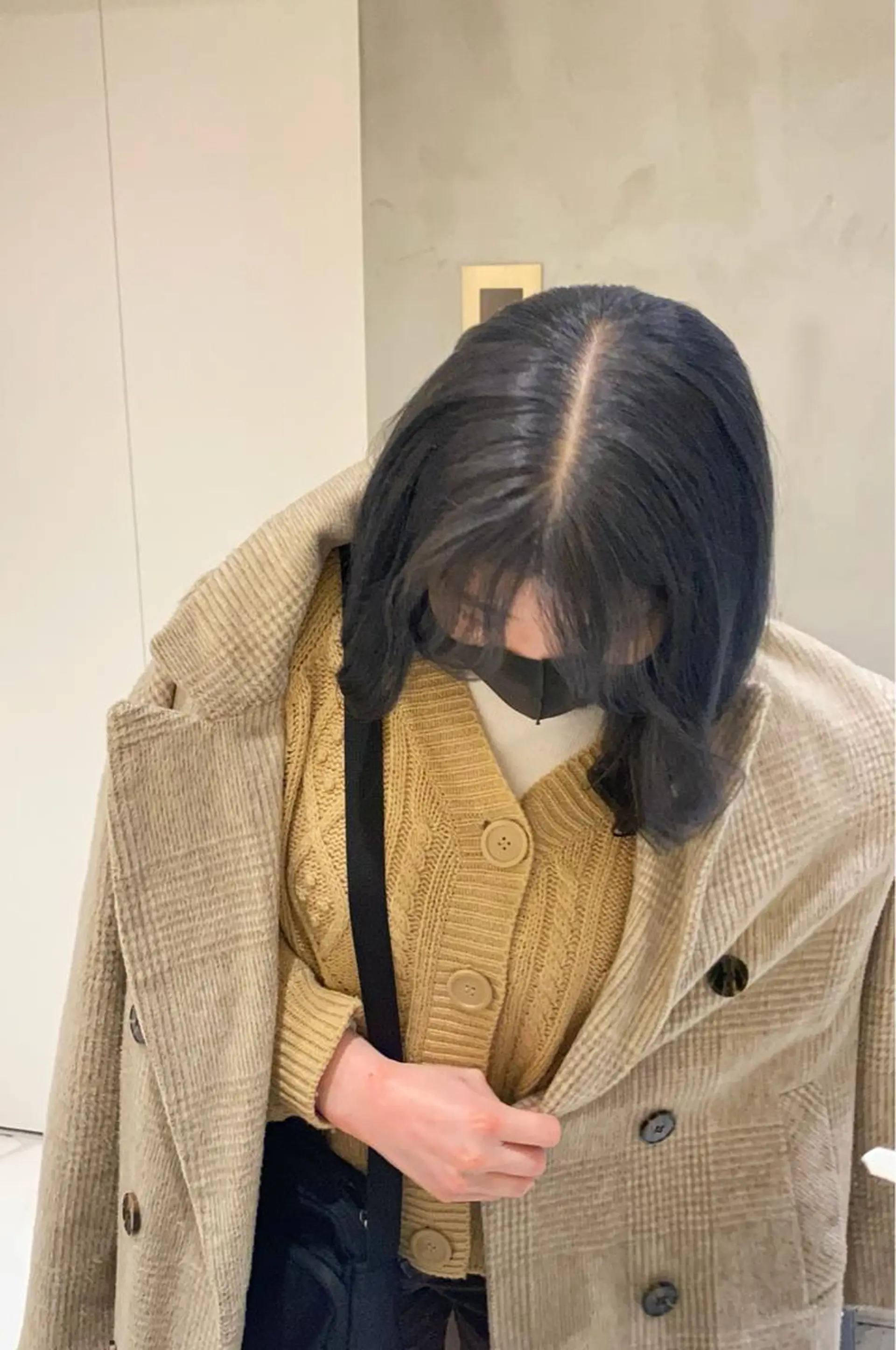 ミディアム ヘアカラー 艶感/ナチュラル 🩵amiのヘアスタイル