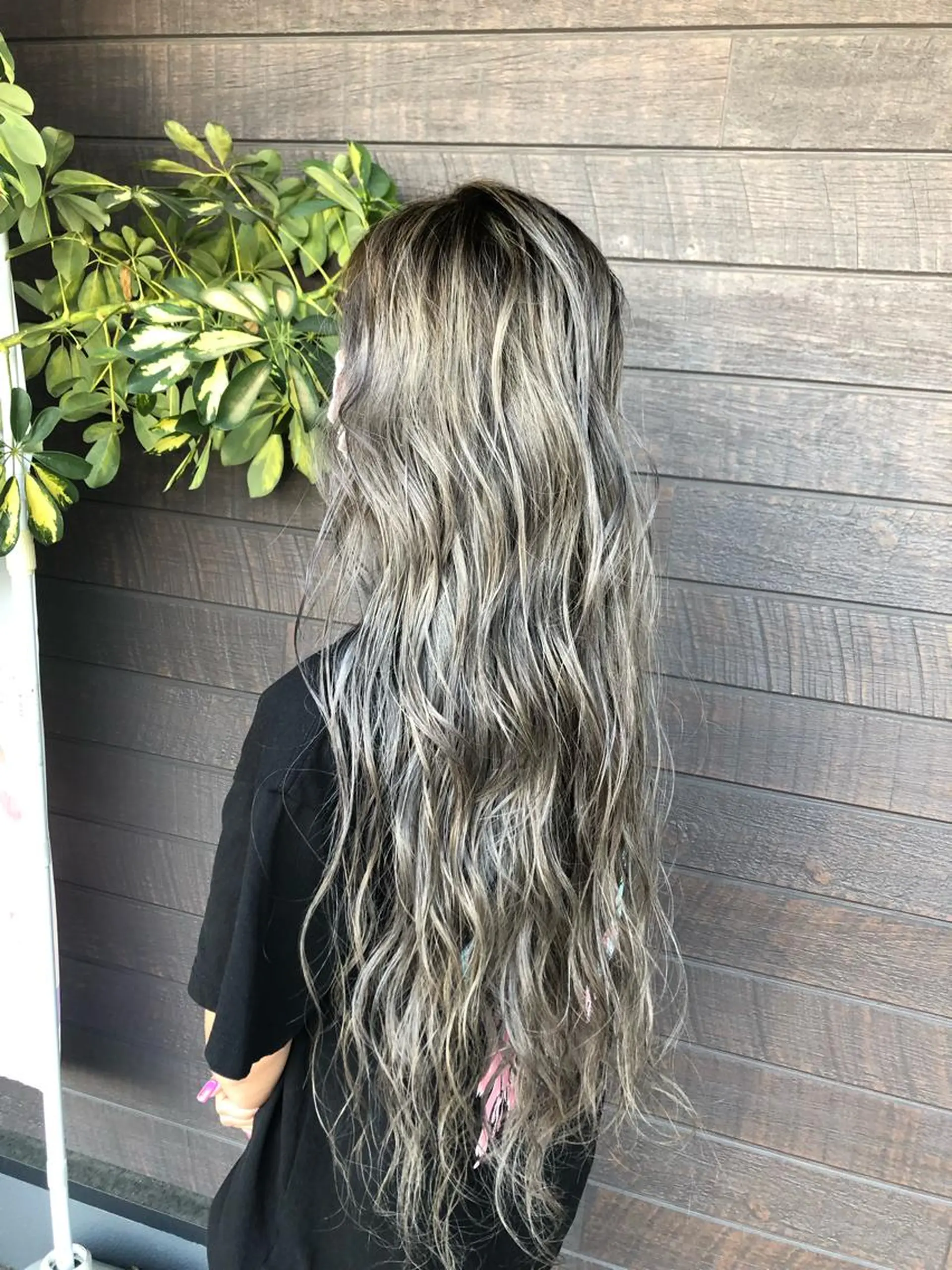 ロング 太白区/白髪ぼかし ハイライト/千葉達人のヘアスタイル