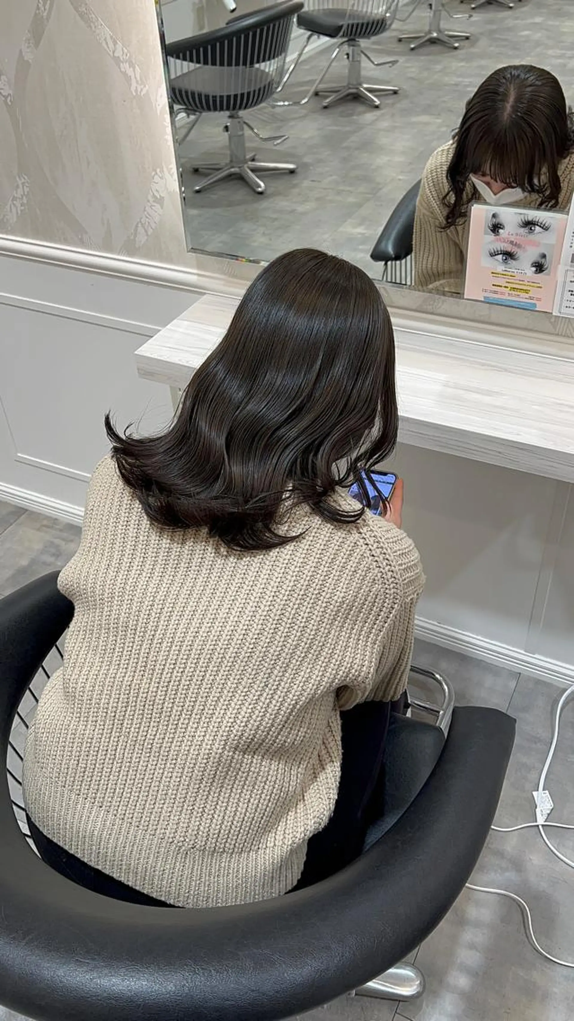 ロング 北浜 カットモデル募集のヘアスタイル