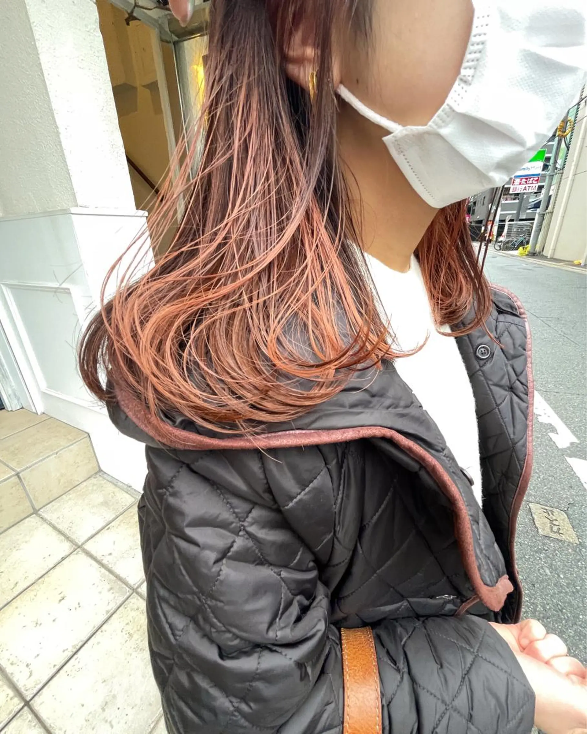 ミディアム カラー 🙃 透明感カラー/ボブのヘアスタイル