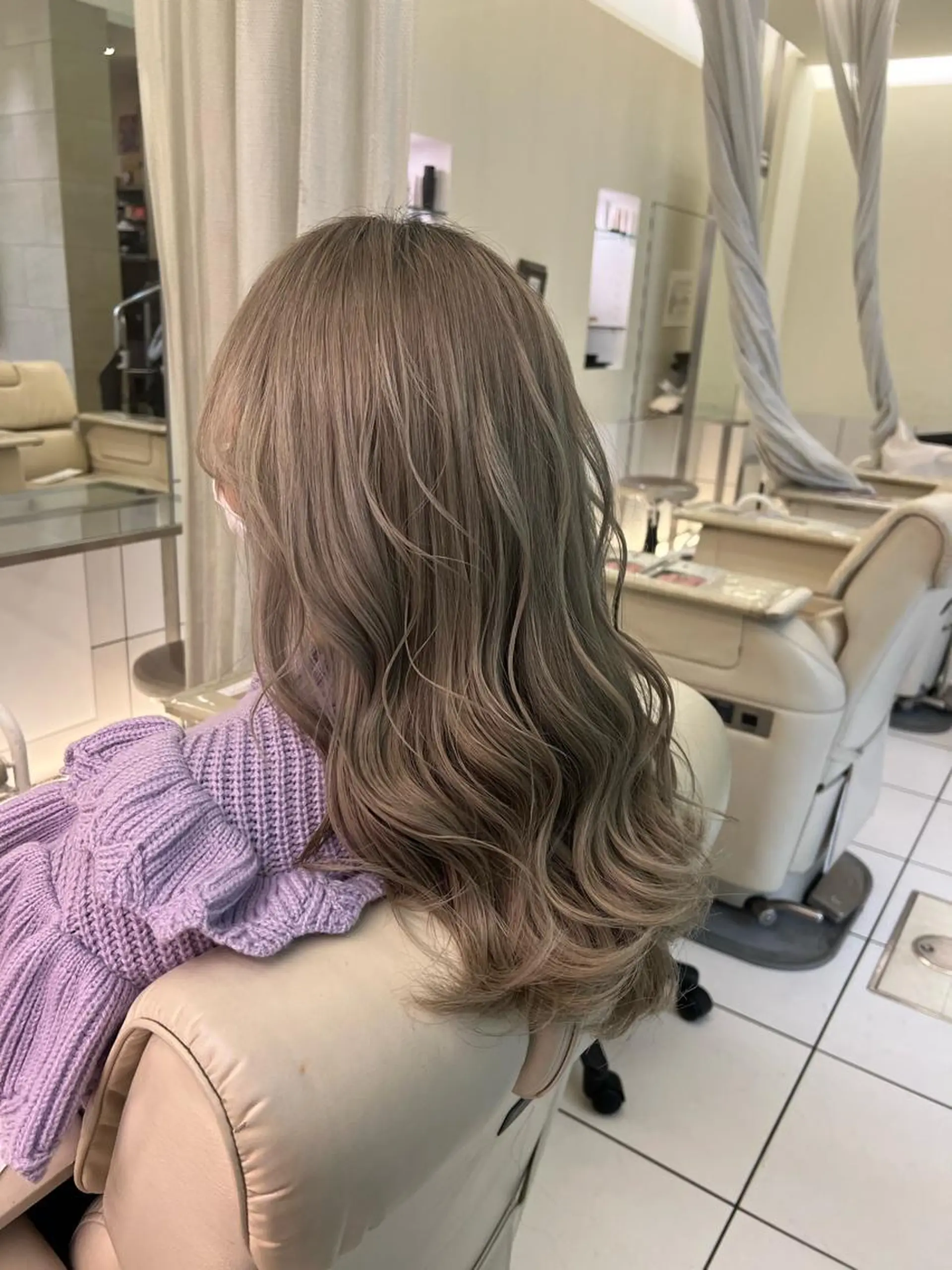 ロング カラー ヘアカラー トリートメント 似合わせカラー/ヘア セット💐本多恵美のヘアスタイル