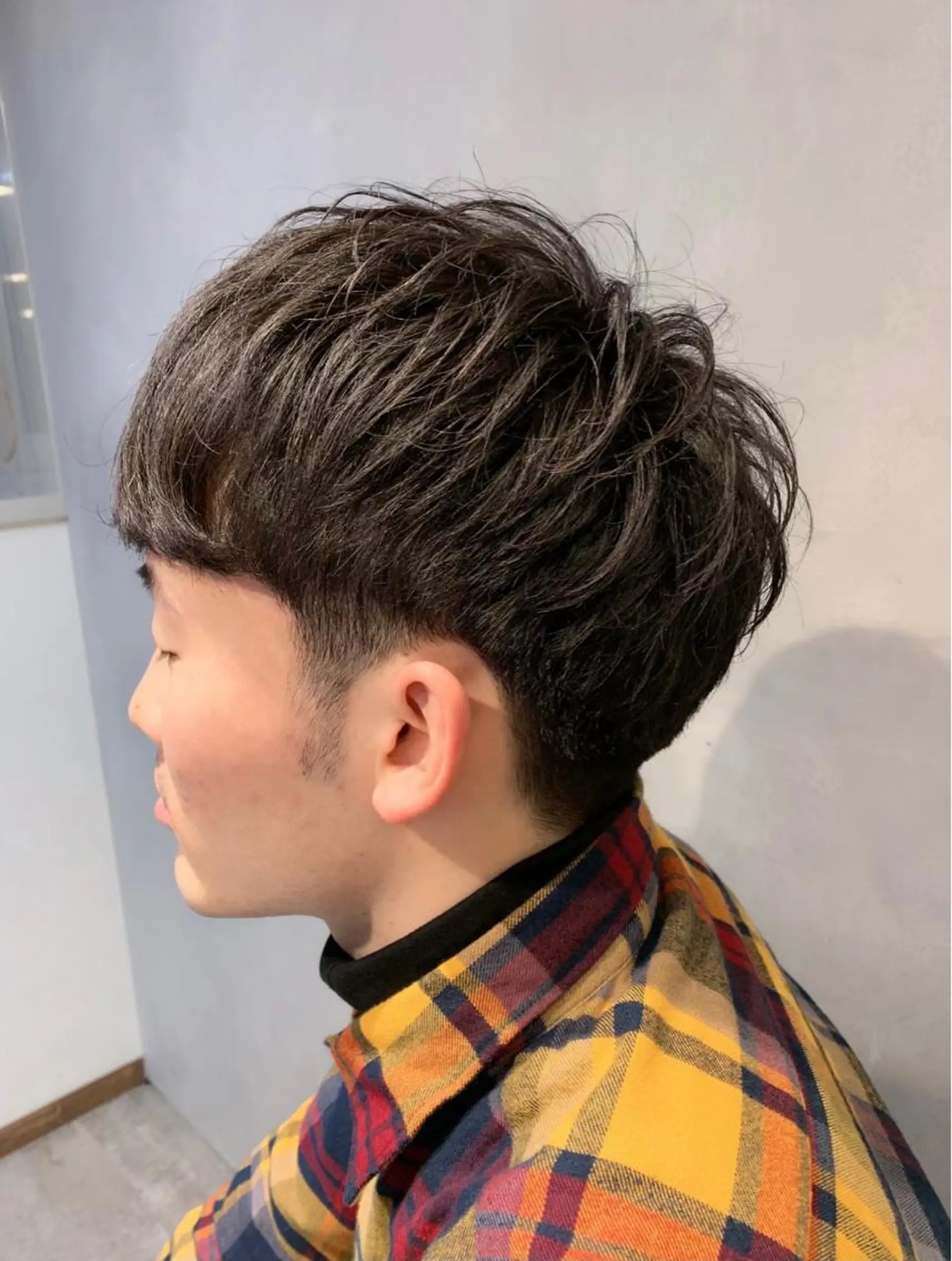 ショート パーマ メンズ カット パーマ 明治神宮前 NANAMIのヘアスタイル