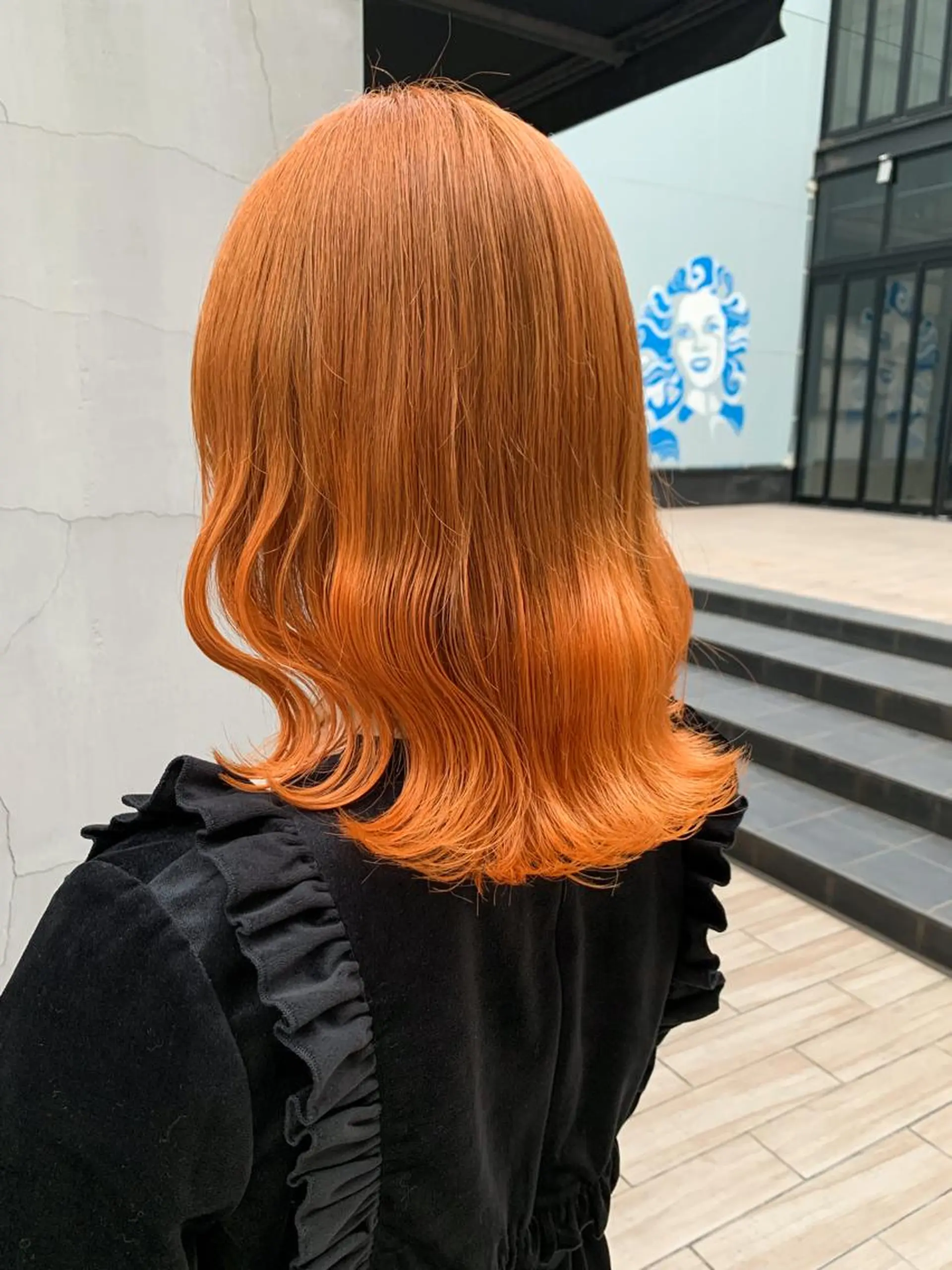 ミディアム カラー ヘアアレンジ カット ヘアカラー トリートメント yuka .のヘアスタイル