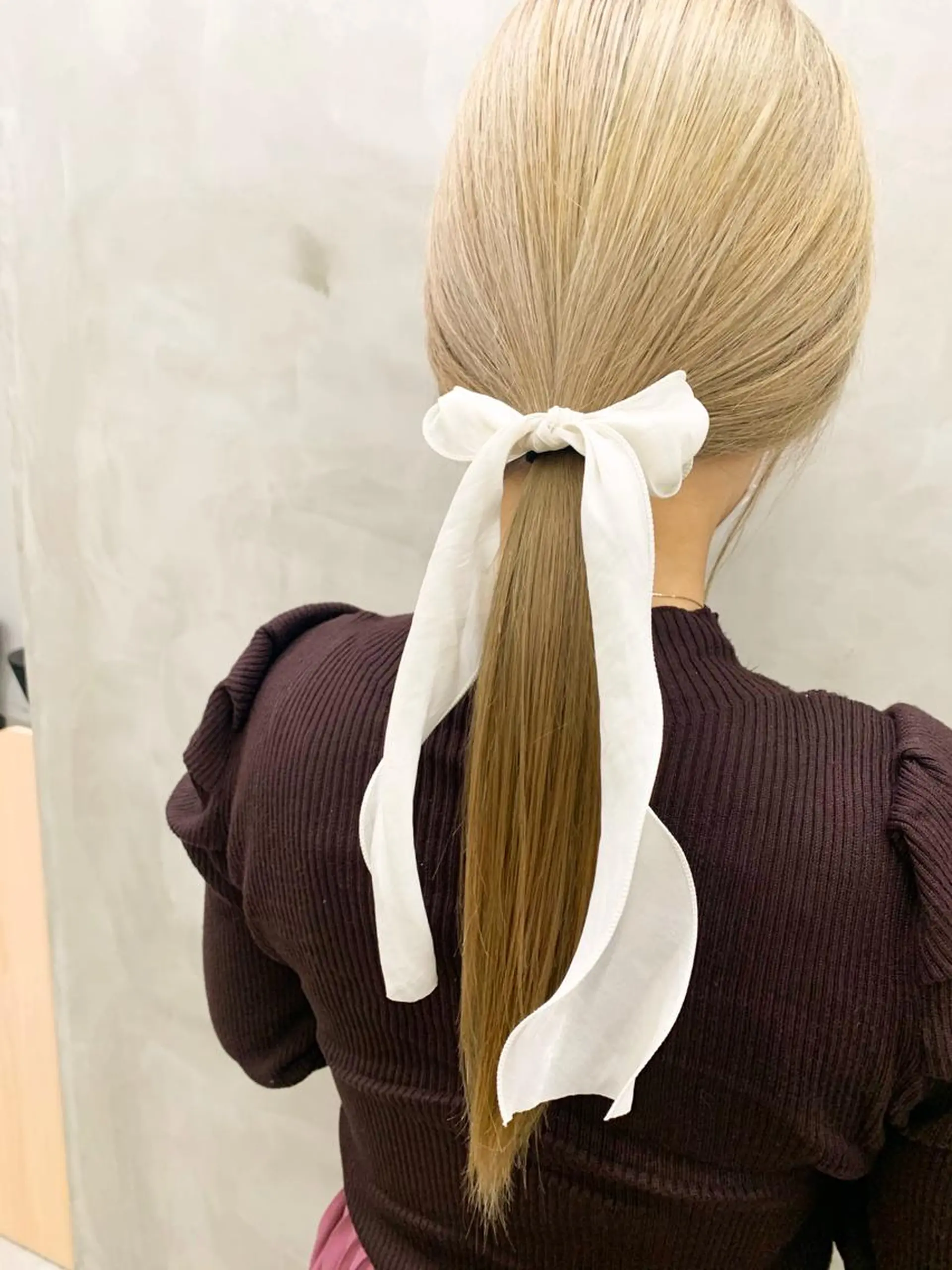 カラー ベージュカラー ブリーチ ミルクティーベージュ ヘッドスパ (女性限定)🍋モエのヘアスタイル