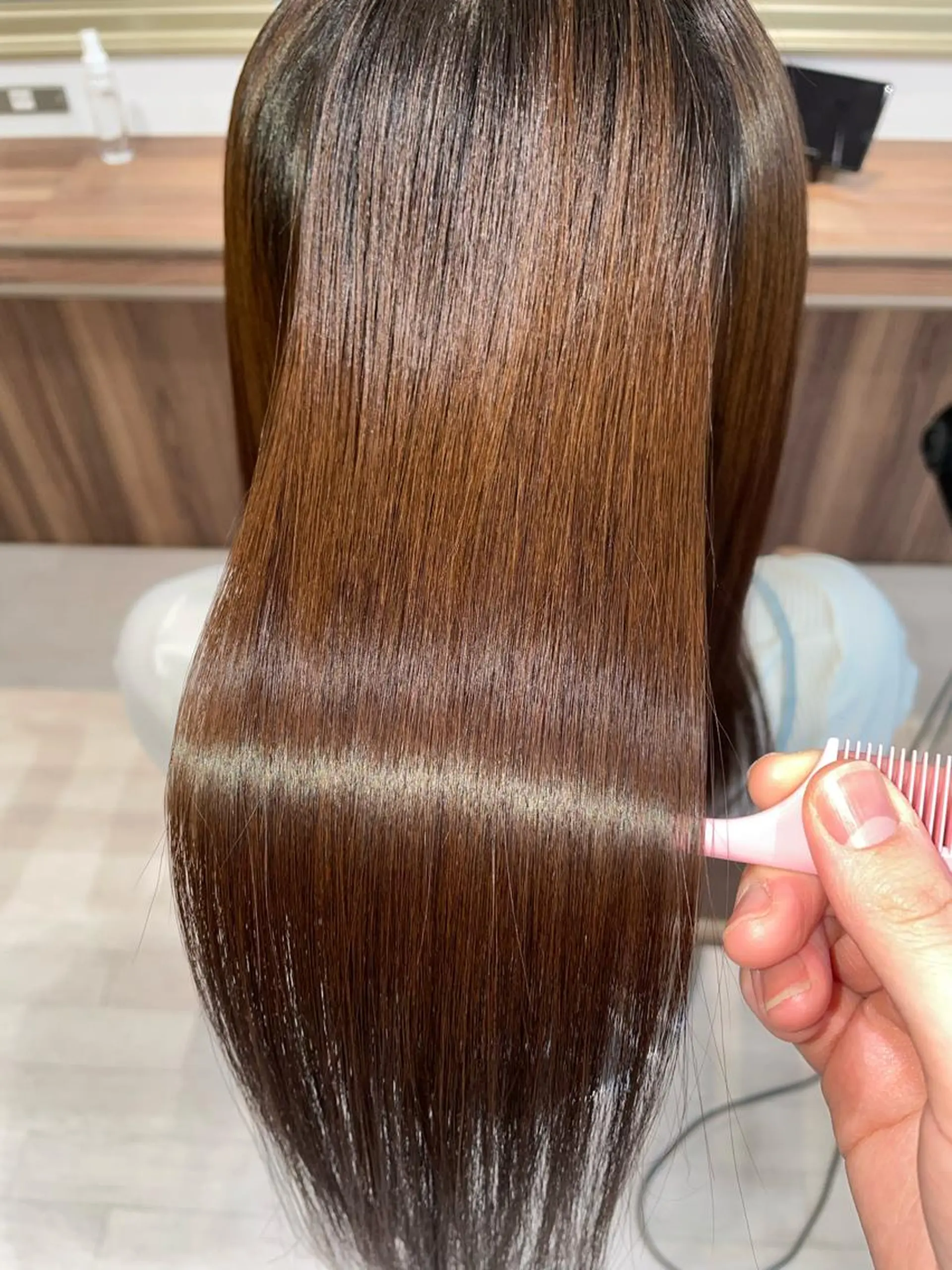 ロング カット 縮毛矯正 トリートメント 清瀬駅/痛ませない 縮毛矯正/山崎のヘアスタイル