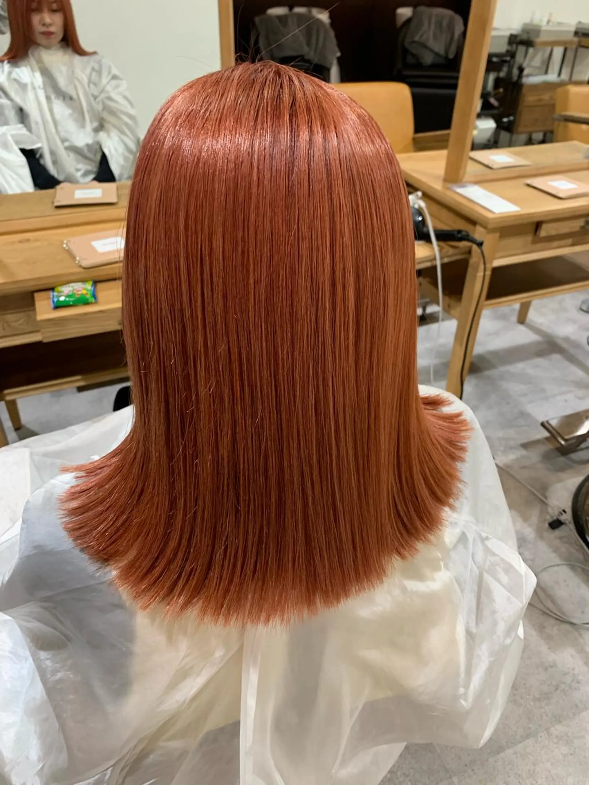 セミロング カラー ヘアカラー ブリーチ/アレンジ 天満/chihiroのヘアスタイル