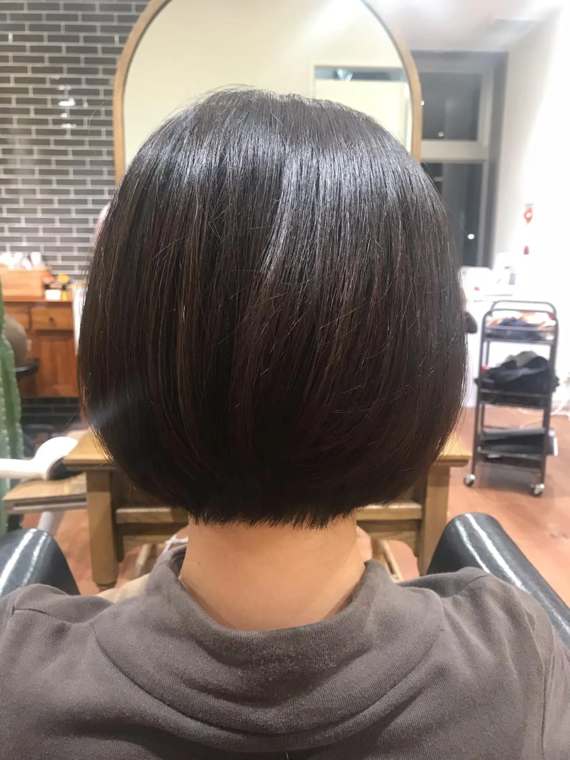 ショート ボブ カット 縮毛矯正 アザマ　ヤスカツ _rosso 川口のヘアスタイル