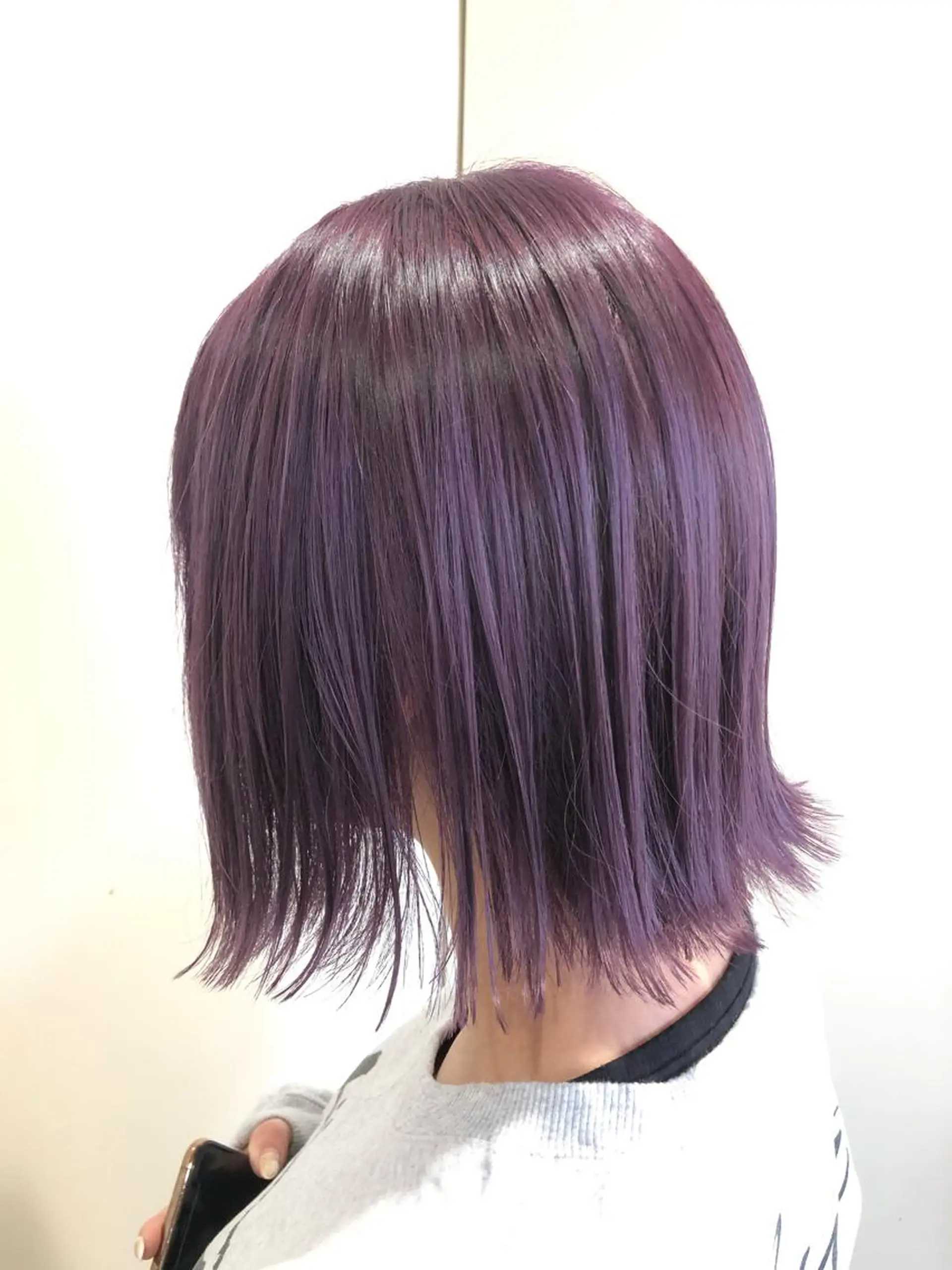 ミディアム ヘアカラー トリートメント 💓シールエクステ ルミエールのヘアスタイル