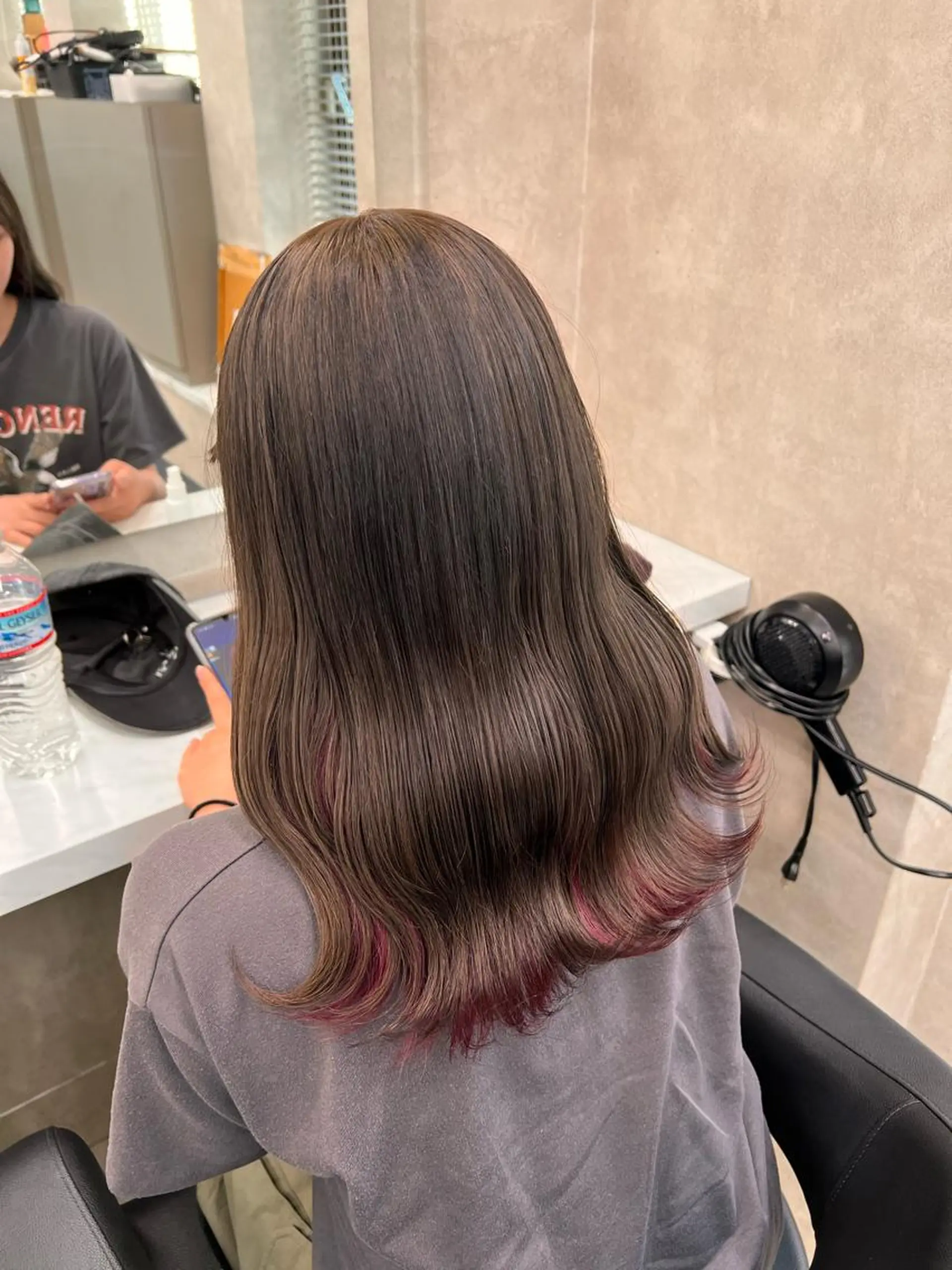 セミロング 💖札幌カラー 指名No.1💖玲奈のヘアスタイル