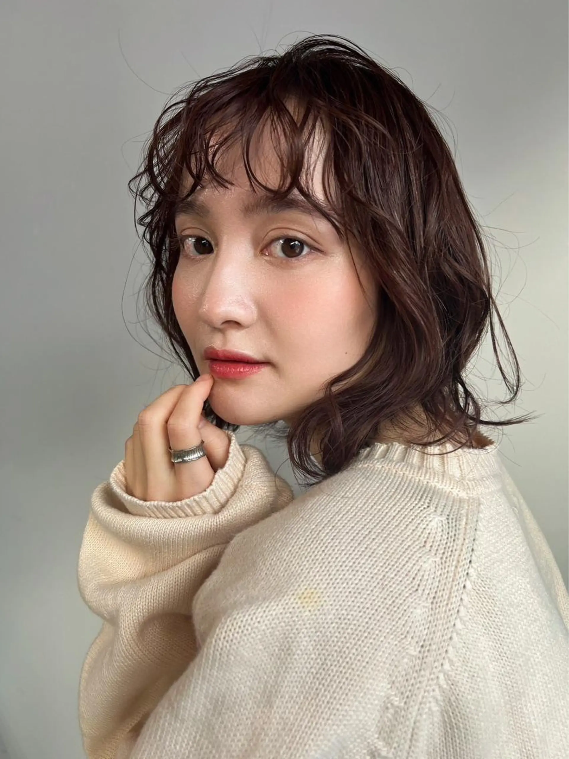 ミディアム カラー ヘアアレンジ ミディアムパーマ バレイヤージュ ブリーチ ケアブリーチ ダブルカラー カット ヘアカラー トリートメント ☀️Luana☀️ 公式/大通のヘアスタイル