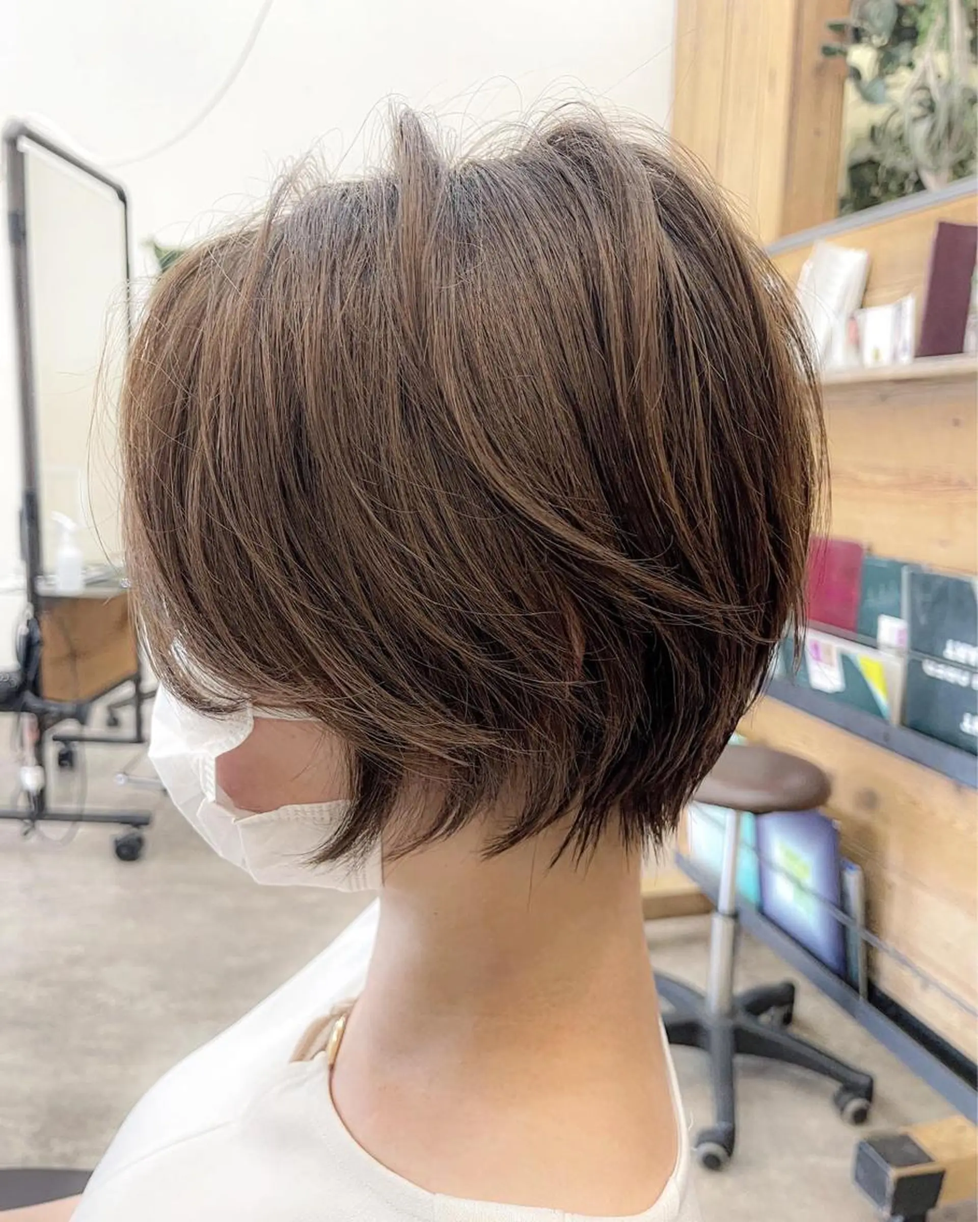 ショート カラー ショートボブ アディクシーカラー 透明感カラー ボブ ショートヘア OAK溝の口 𖠋SHINYAのヘアスタイル