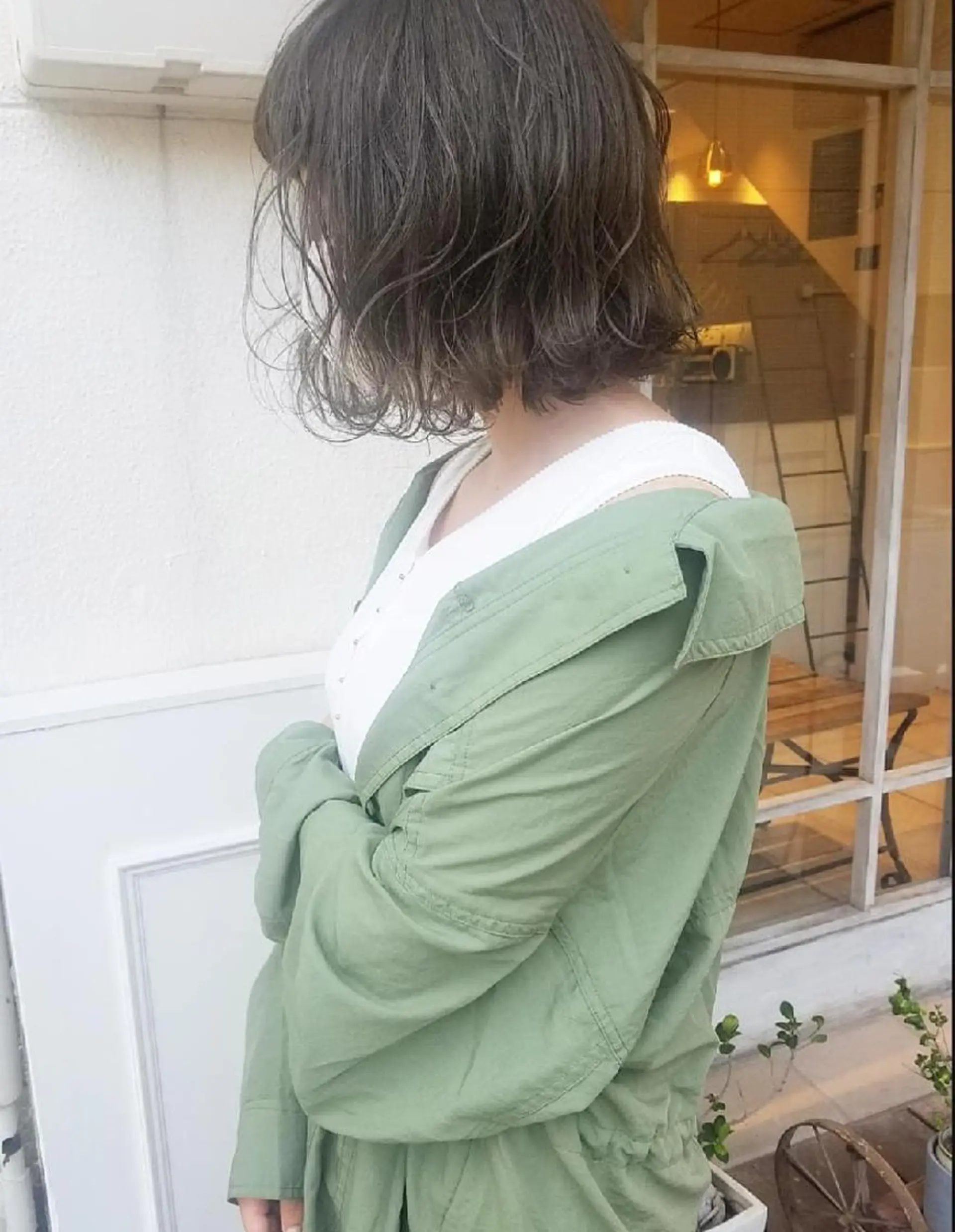 カラー 🙃 透明感カラー/ボブのヘアスタイル