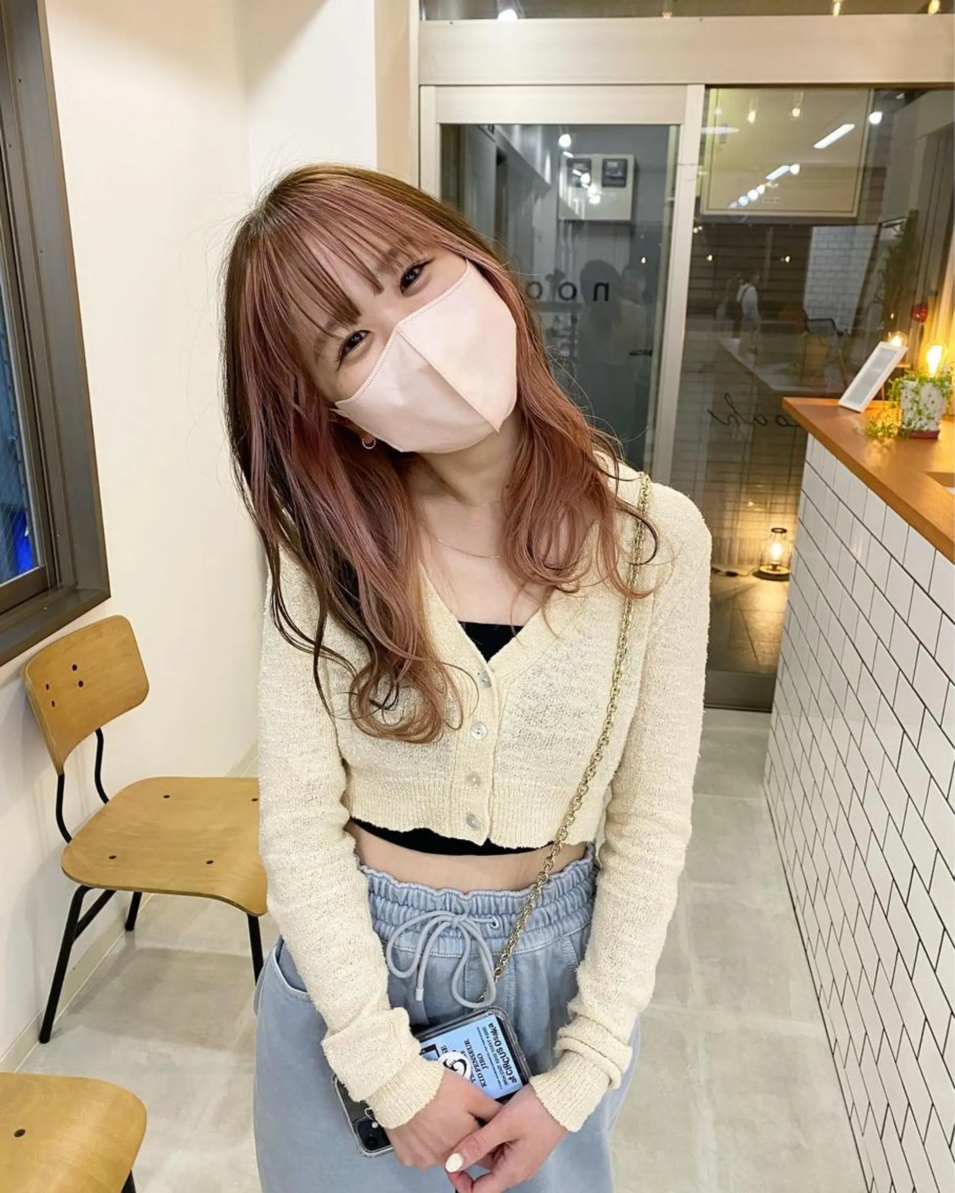 セミロング 川野 彩海のヘアスタイル