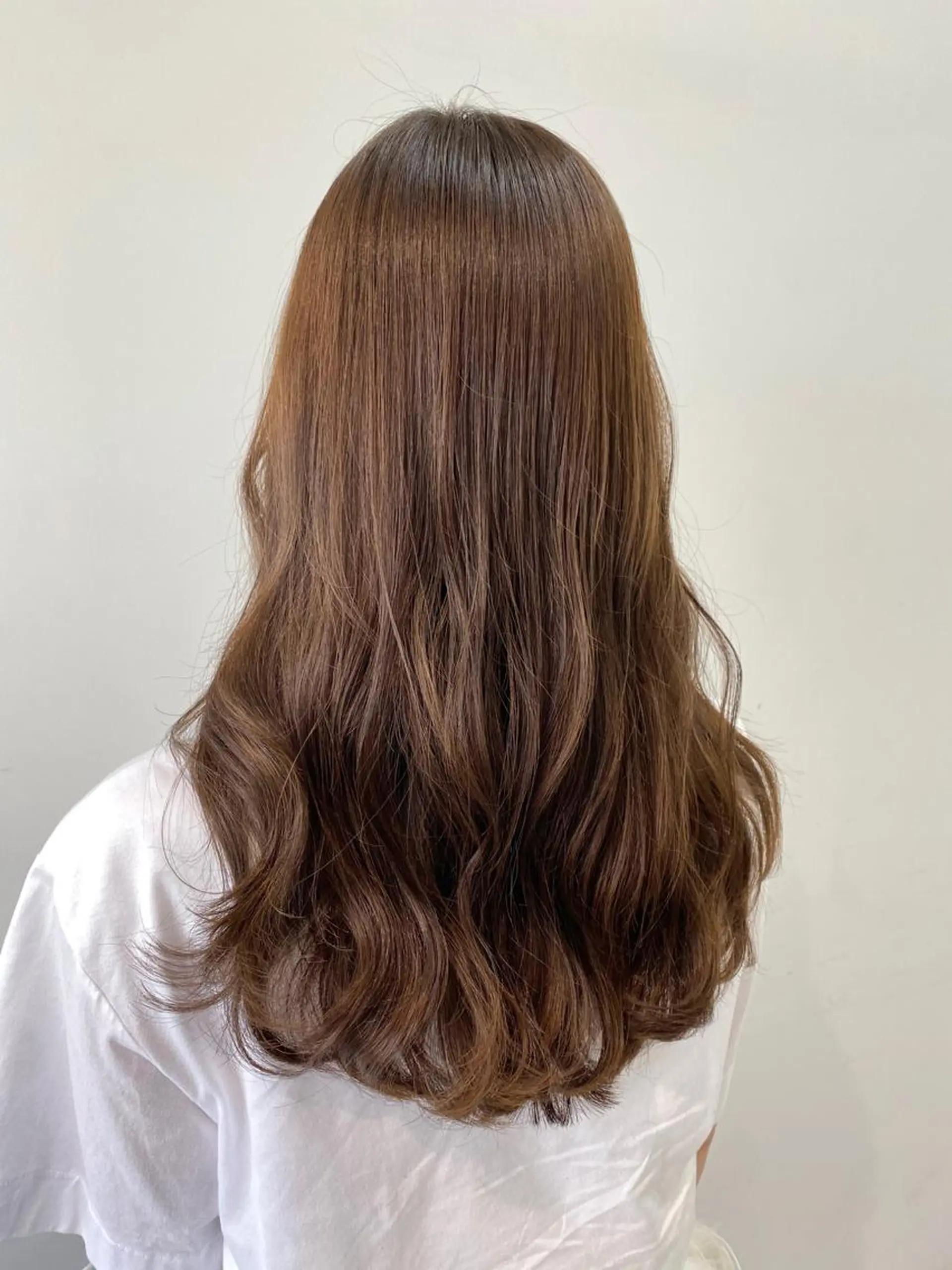 ロング カラー ボブ、縮毛矯正👑 心斎橋/高城涼也のヘアスタイル