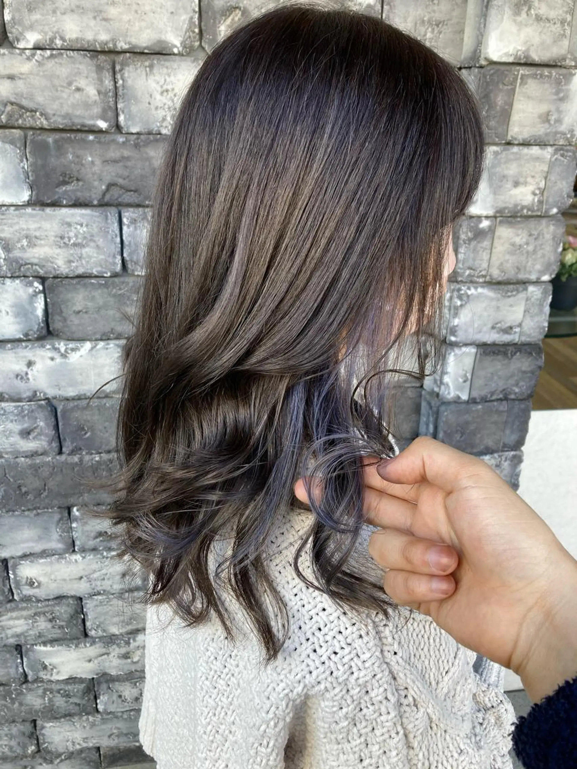 セミロング カラー カット トリートメント ヘアセット ✂️似合わせの魔術師 石田一樹✂️のヘアスタイル