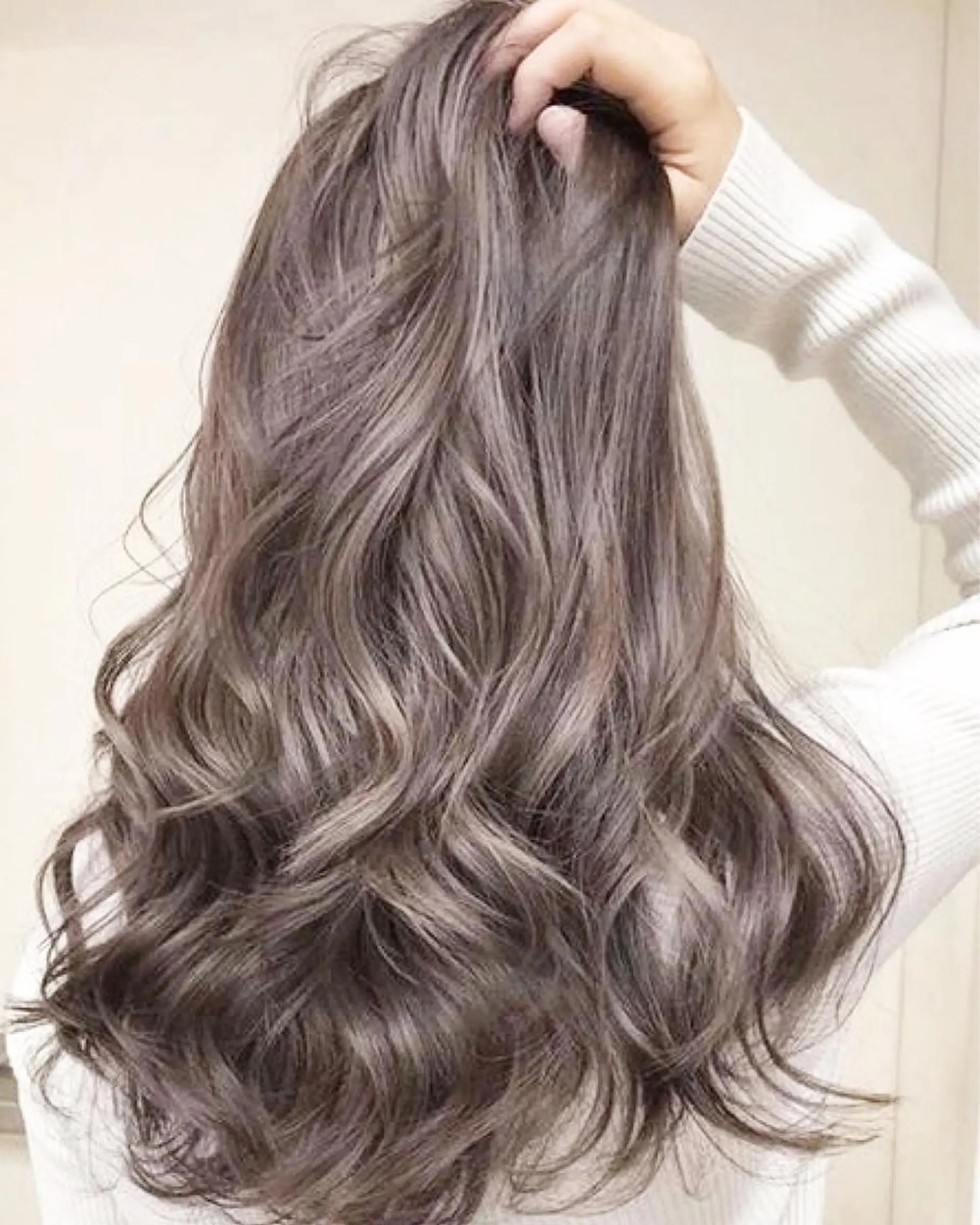 セミロング カラー ヘアアレンジ カット ヘアカラー トリートメント ヘッドスパ 韓国風×透明感カラー 髪質改善オタベシンヤのヘアスタイル