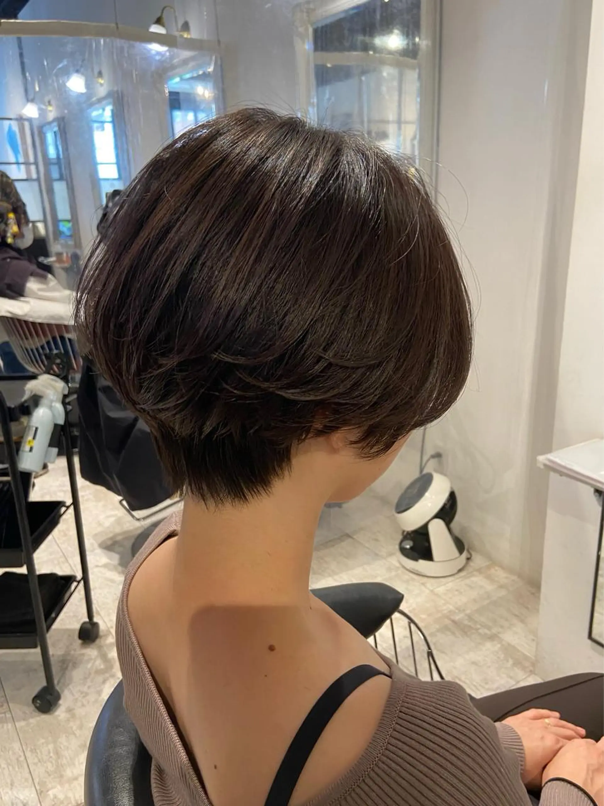 ショート カラー ショートヘア カット ヘアカラー トリートメント 二児のパパで店長な 戸田健治のヘアスタイル