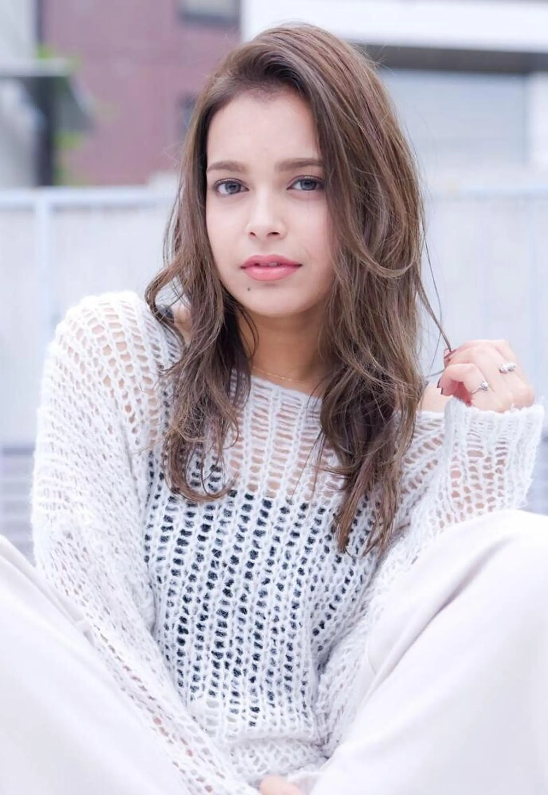 ミディアム カラー ミニボブ/ブリーチ 🌈MISATOのヘアスタイル