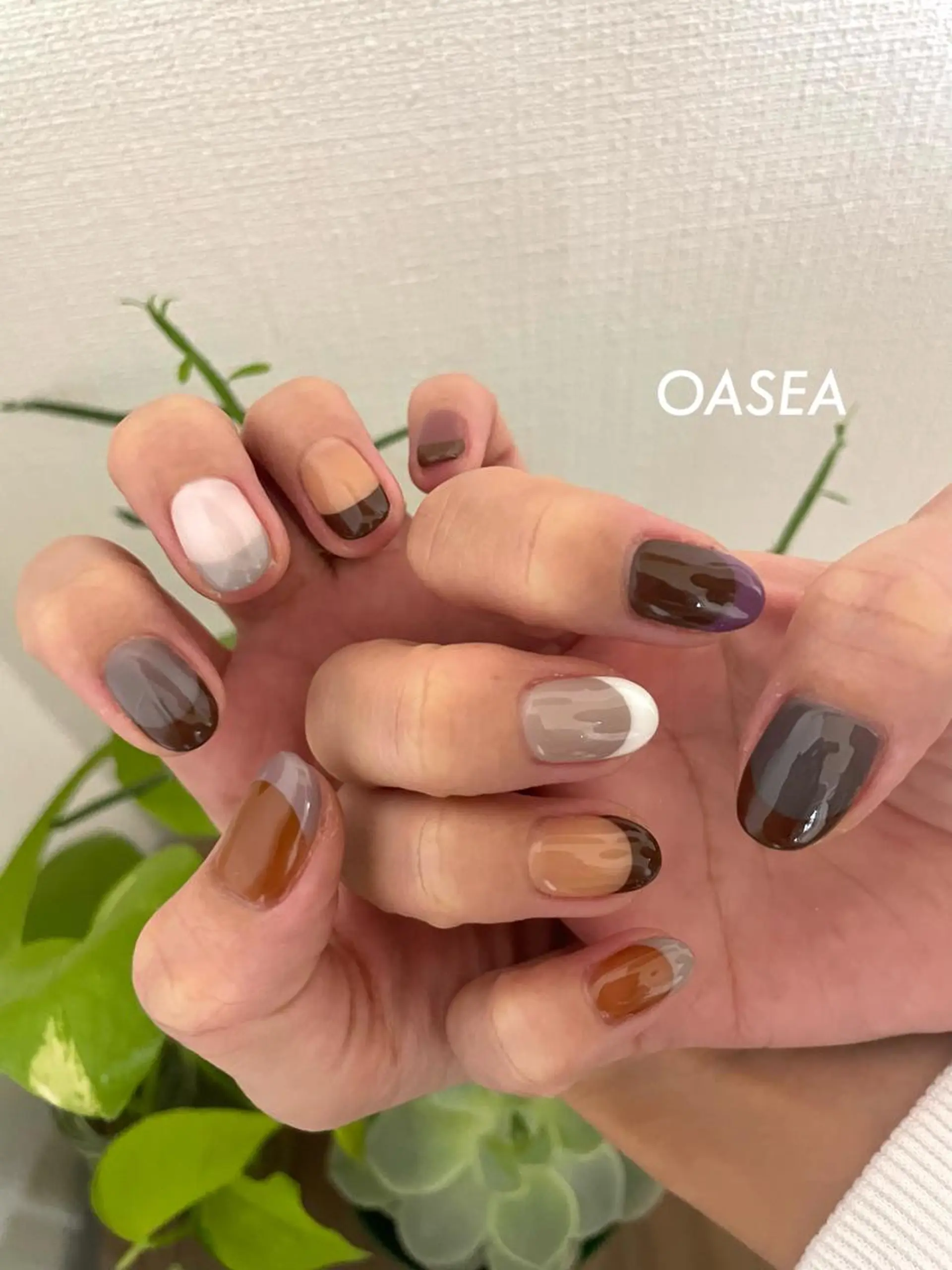 ネイル ハンドネイル 🌞💜 KAORI 🌴のネイルデザイン