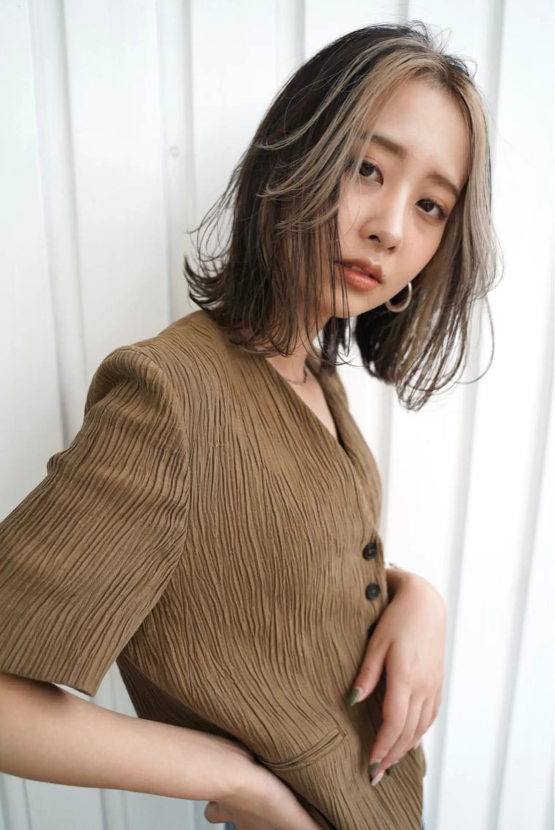 ミディアム YUIMARL岡山店 MIRAIのヘアスタイル