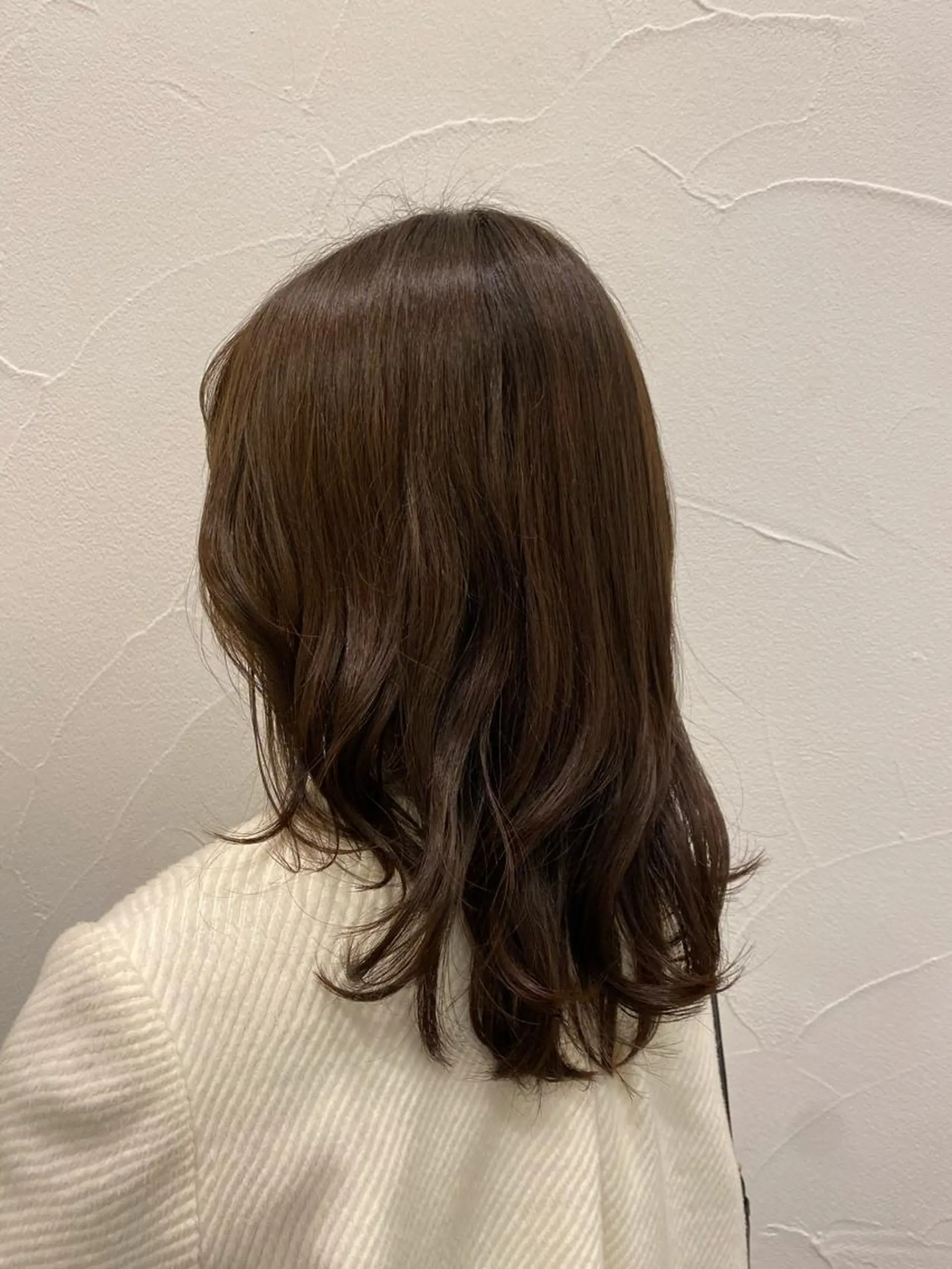 セミロング カラー ベージュカラー オリーブベージュ Ash中目黒店 榊間茜のヘアスタイル