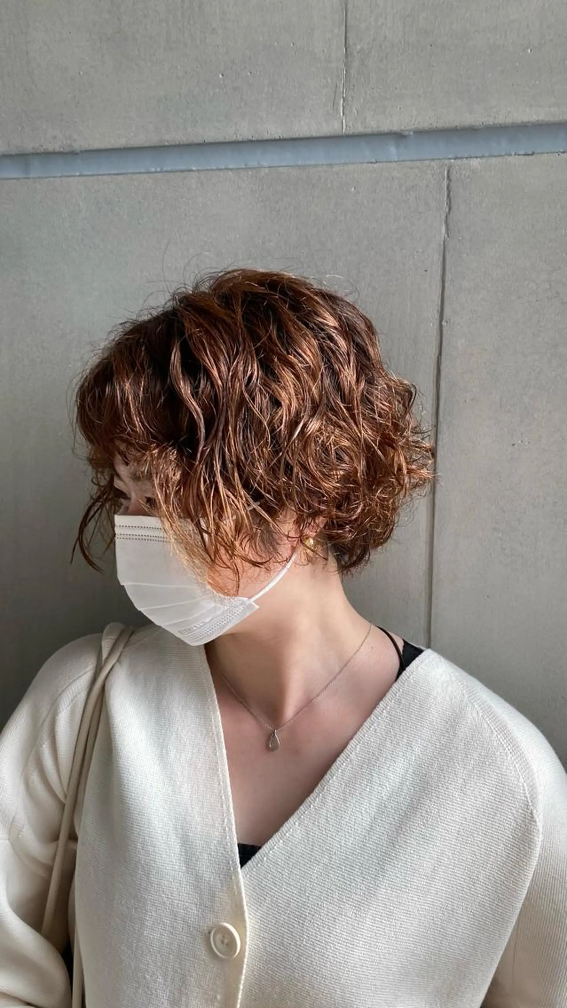 ショート カラー パーマ 丸みショート ショートヘア カット ヘアカラー パーマ トリートメント ヘッドスパ Graph. （グラフ）立川🪽✨のヘアスタイル