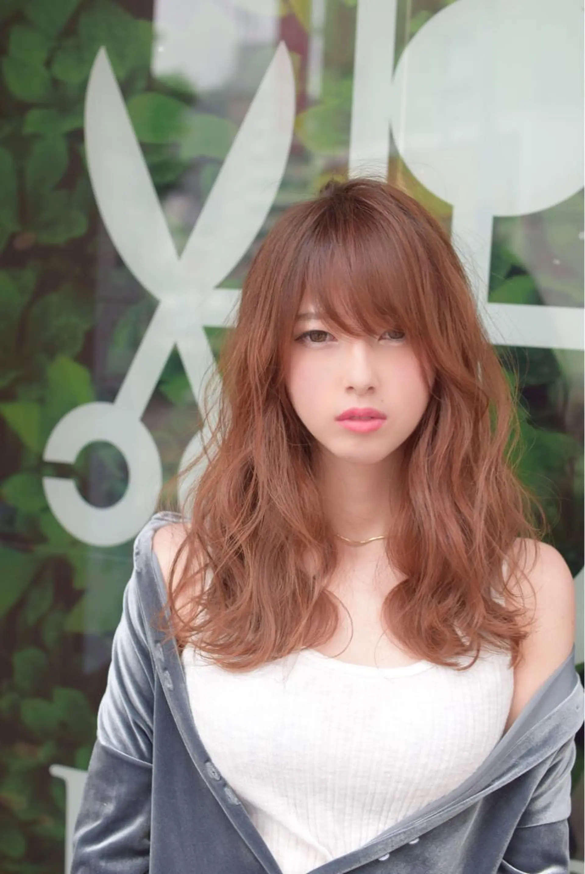 ミディアム カラー ✨うるツヤ髪質改善✨ 林 大樹のヘアスタイル